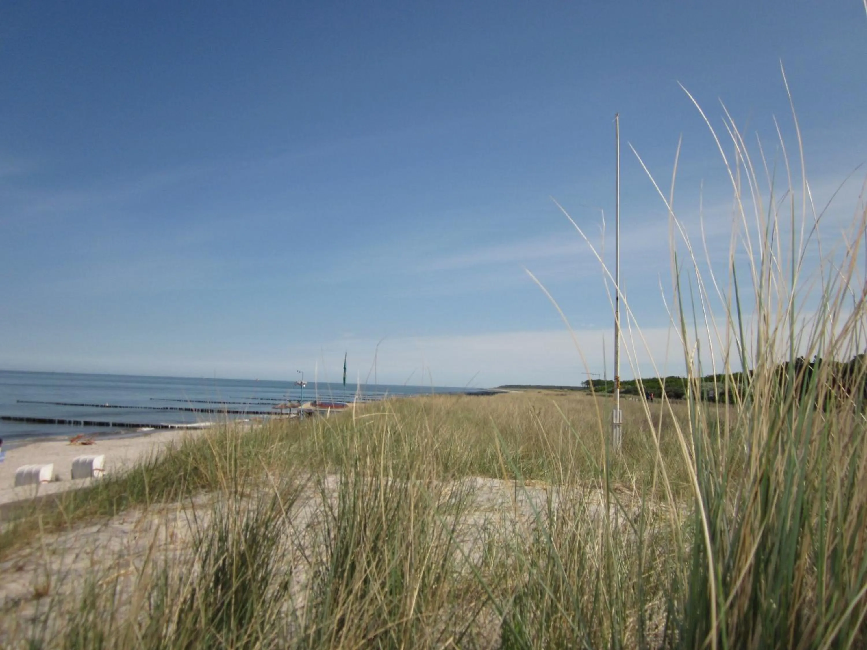 Beach in Dünenhotel am Meer
