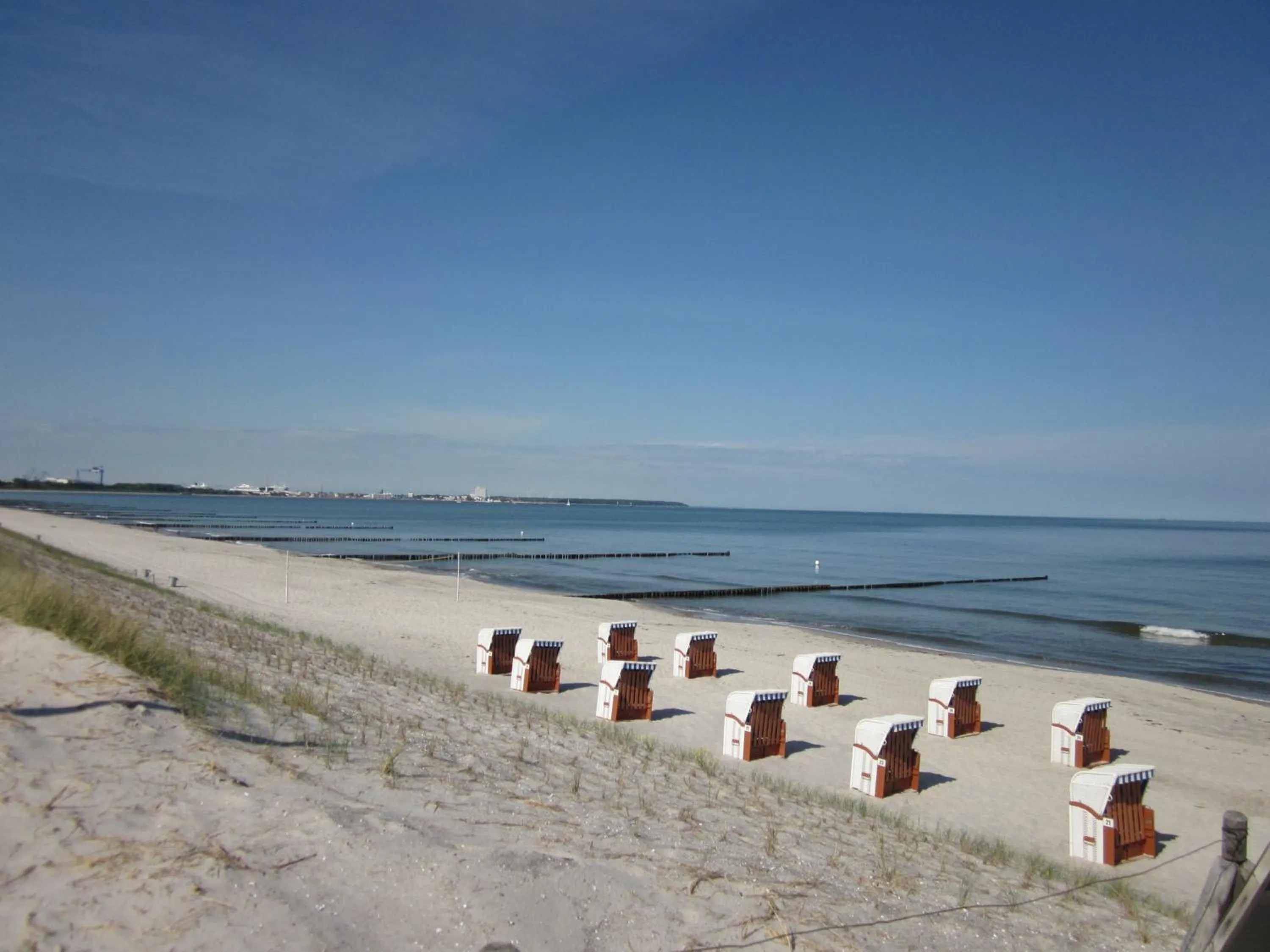 Beach in Dünenhotel am Meer