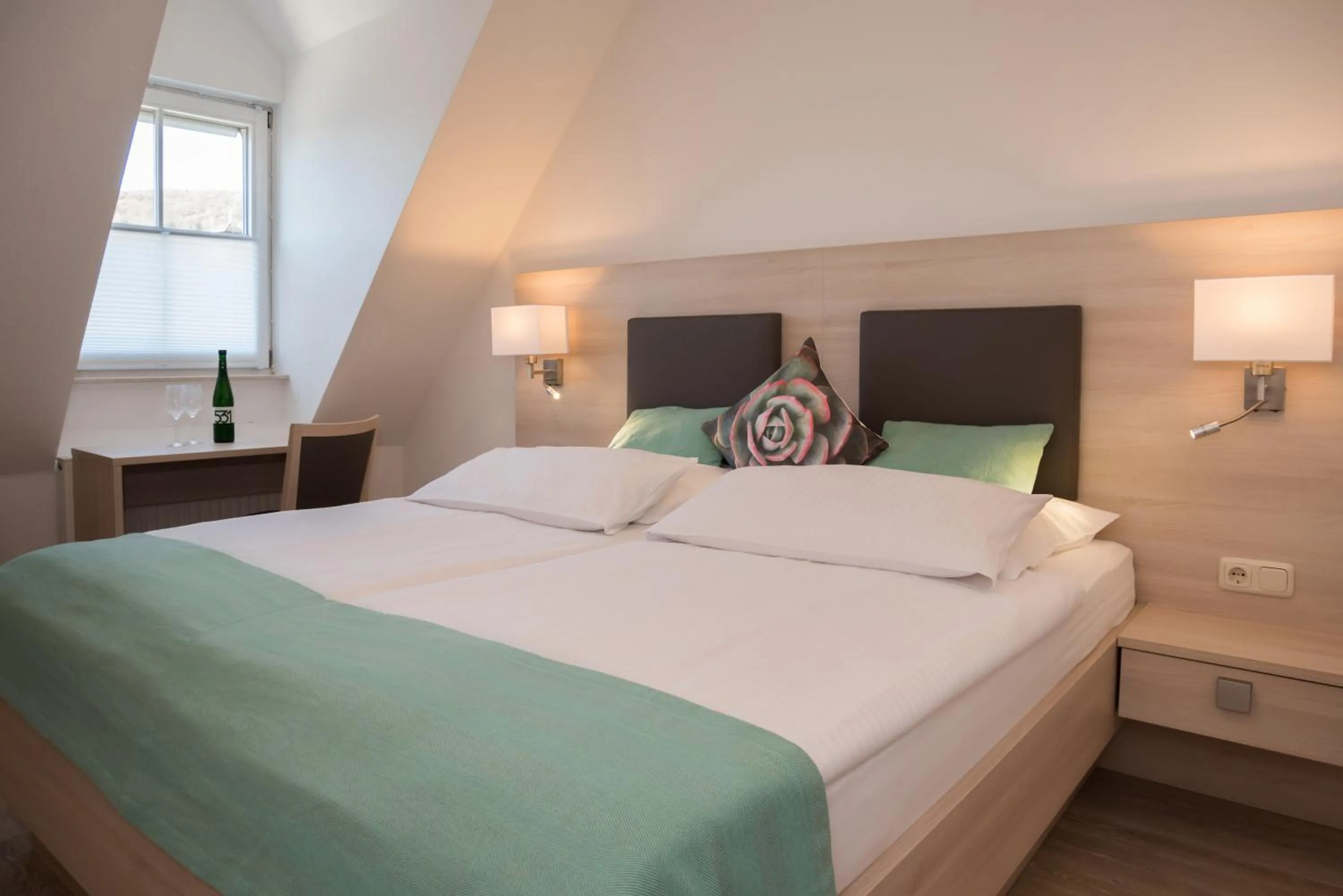 Bed in Hotel Zum Bären