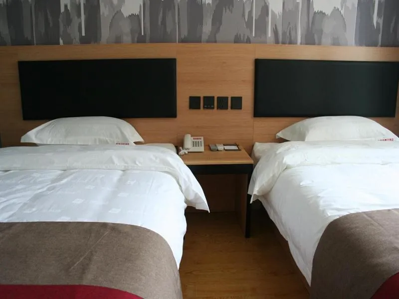Bed in Thank Inn Chain Hotel shandong dezhou development zone dongzi cultural park