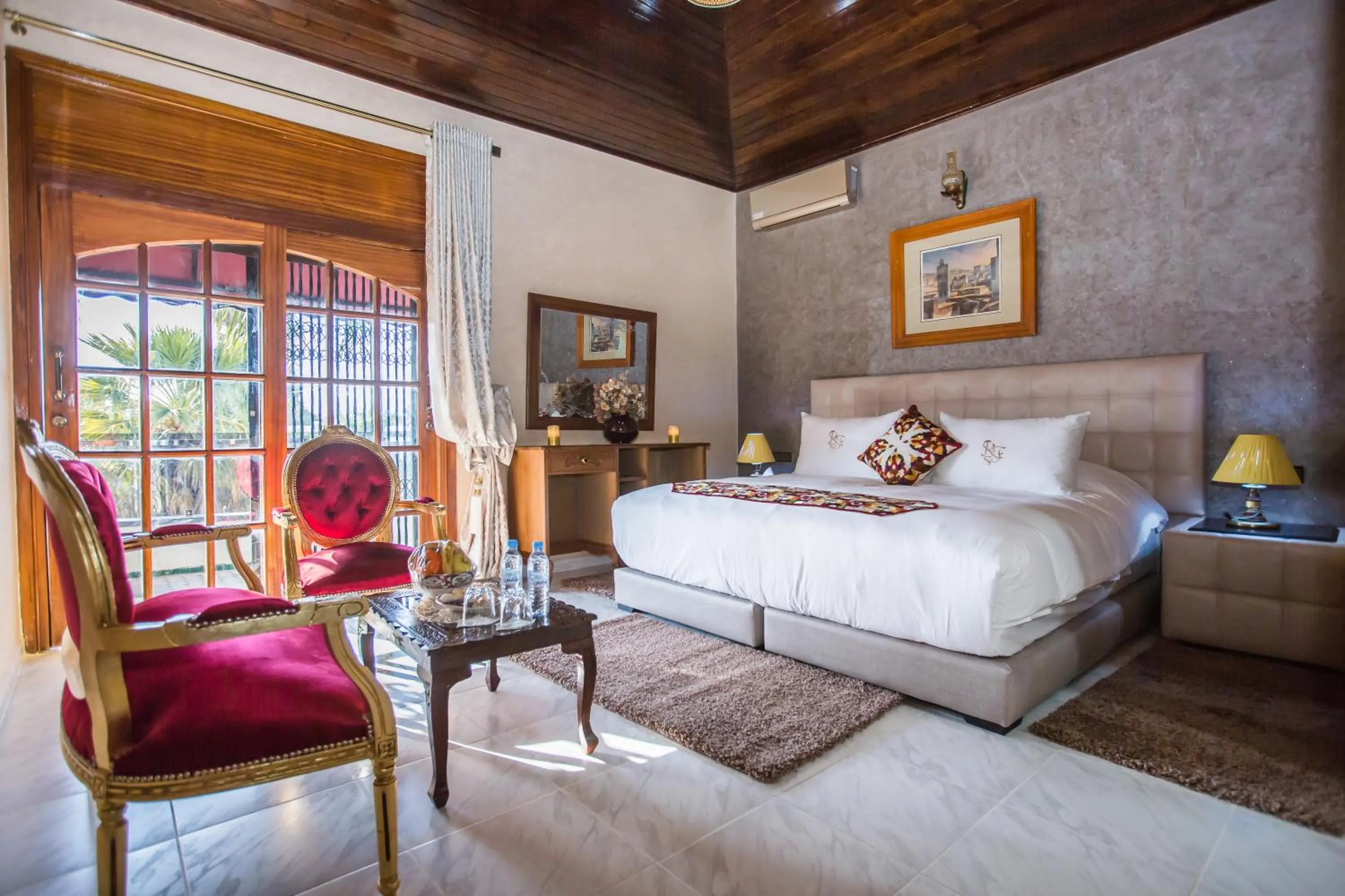 Bed in Riad Sebti Fès