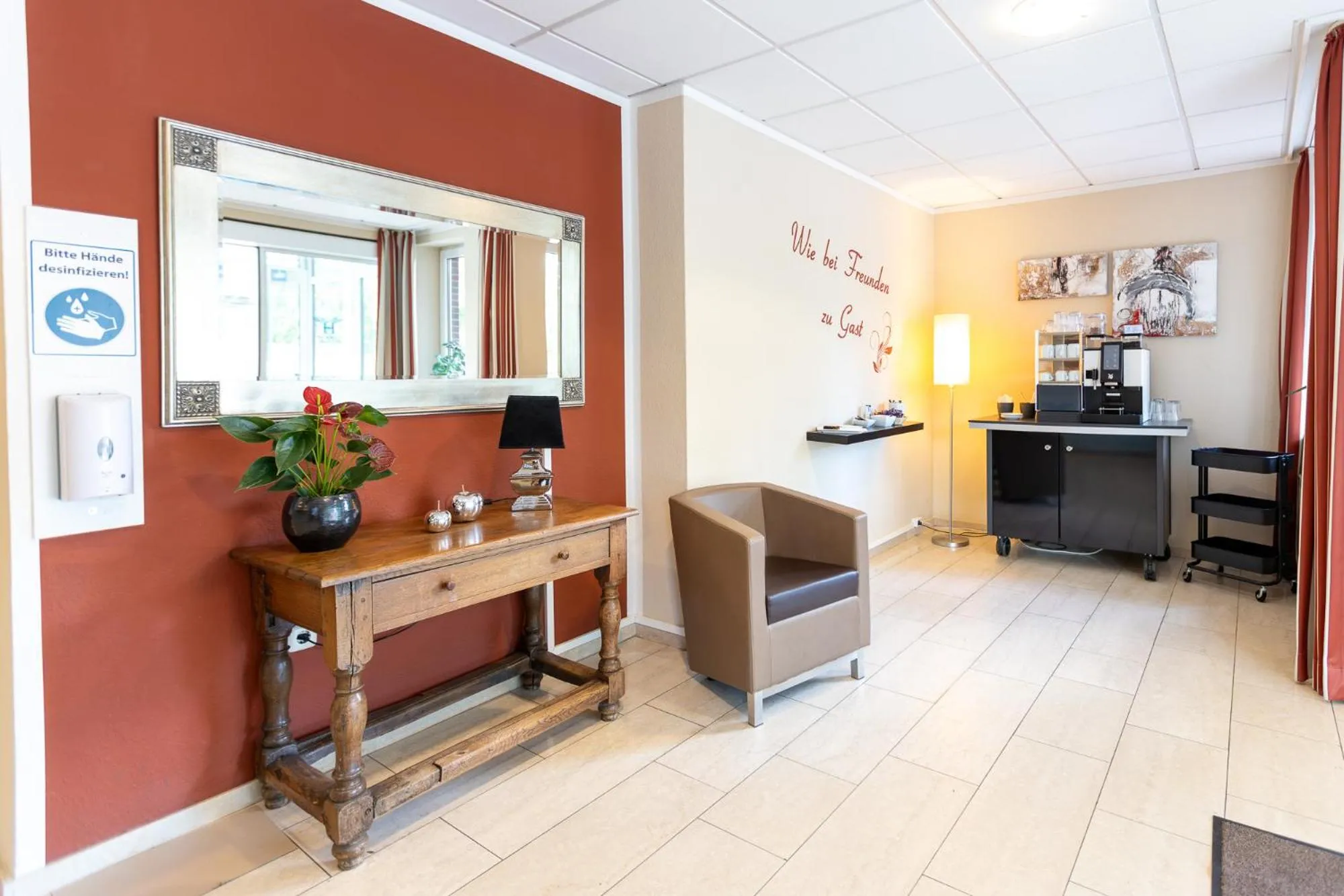 Lobby or reception in Hermes Hotel Oldenburg