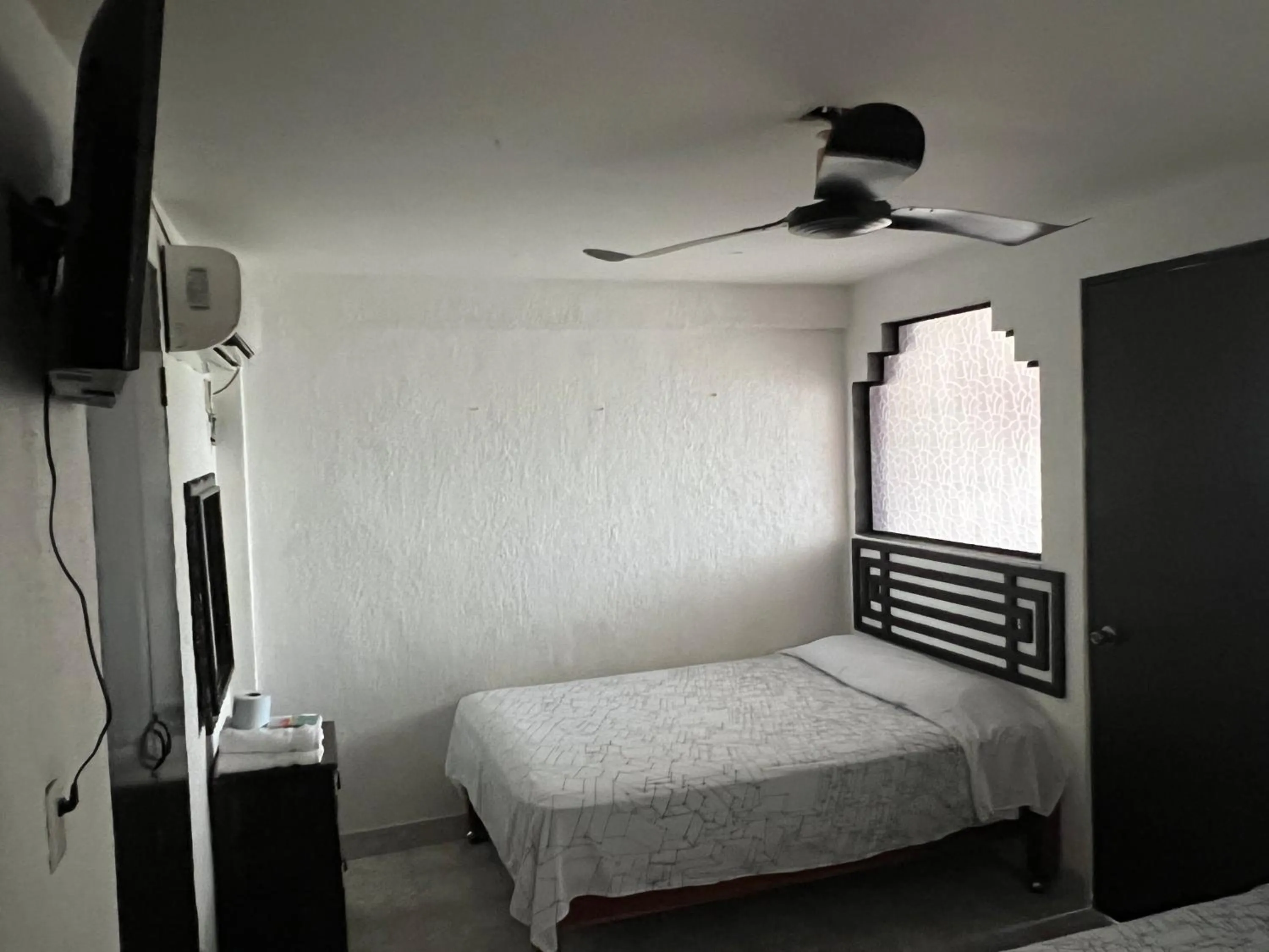 Bed in Hotel magallanes con cocineta 100 Metros de playa