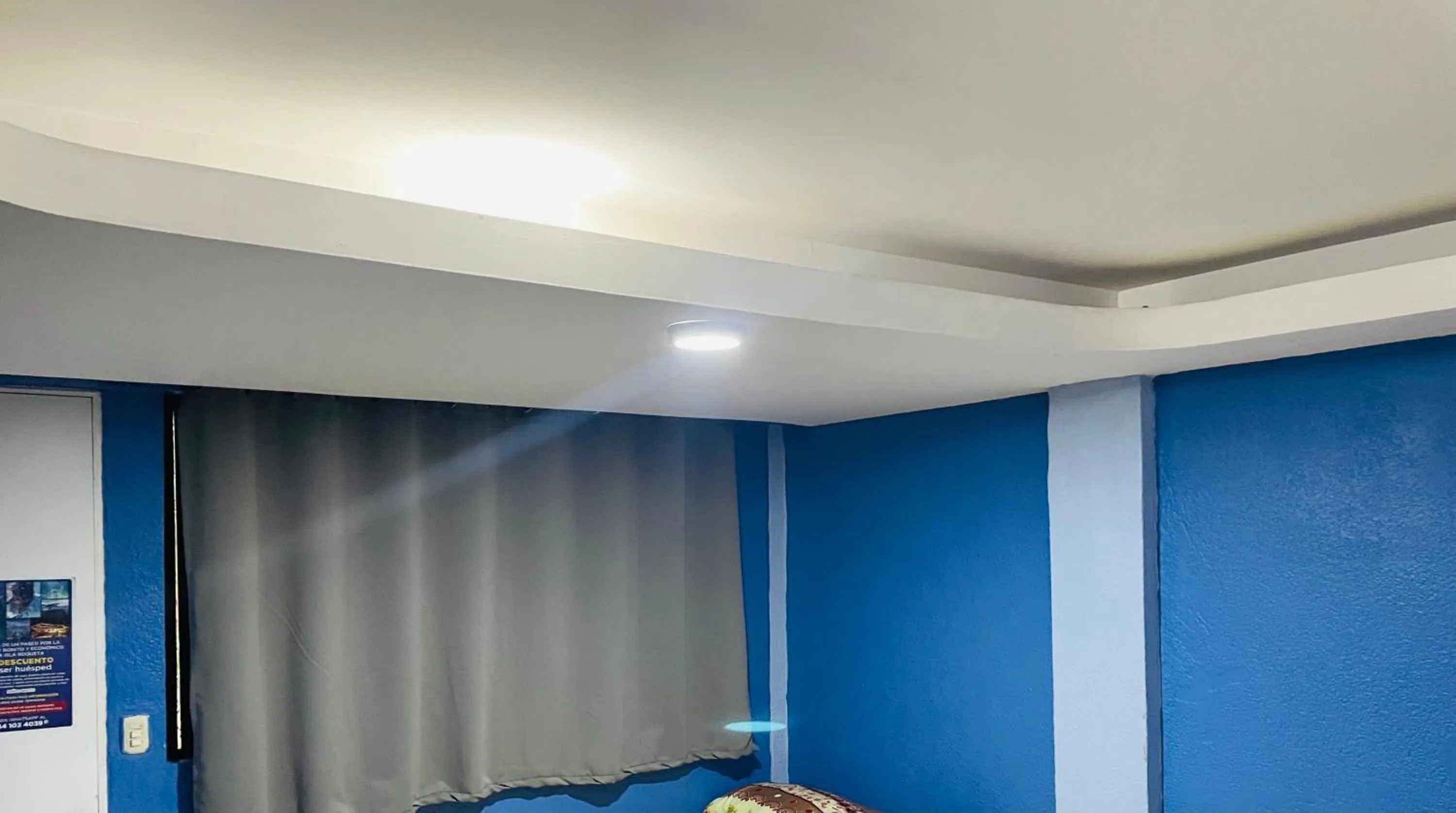 Bed in Hotel magallanes con cocineta 100 Metros de playa