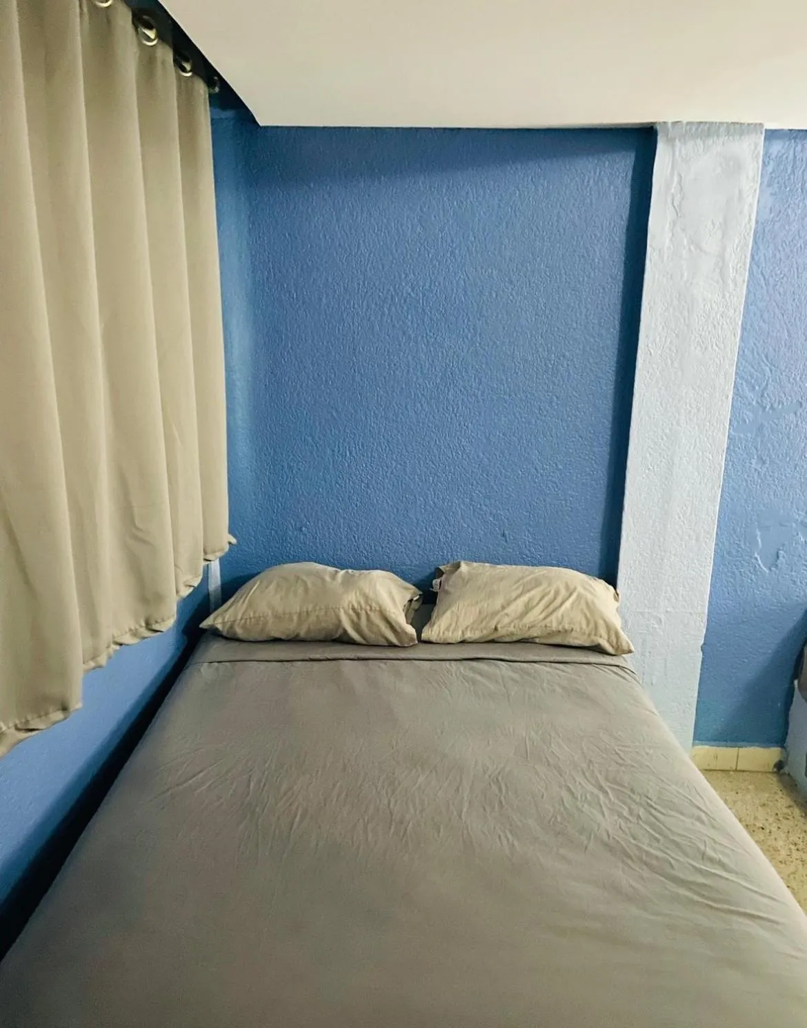 Bed in Hotel magallanes con cocineta 100 Metros de playa