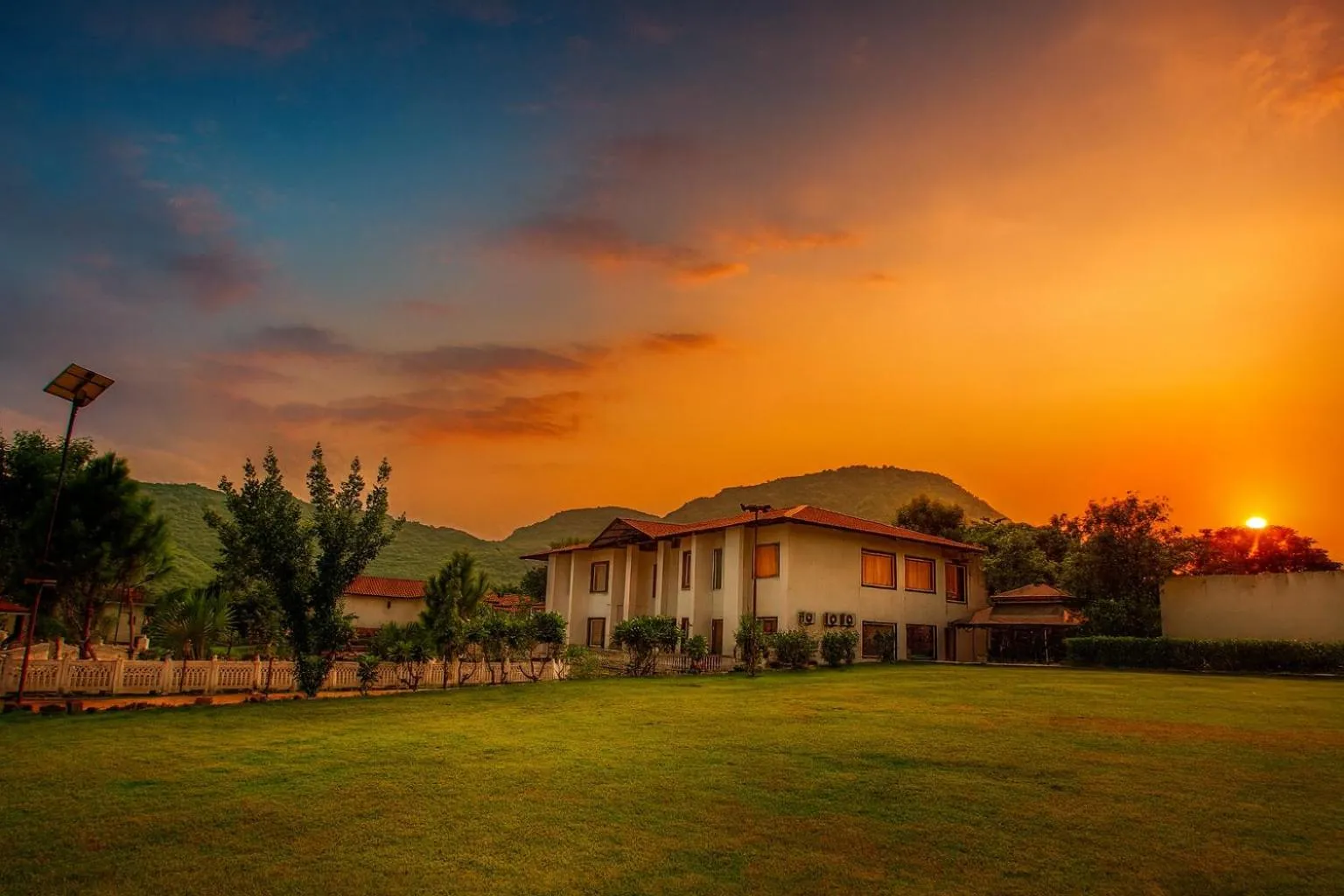 View (from property/room) in Virat Resorts, Sariska Rajasthan