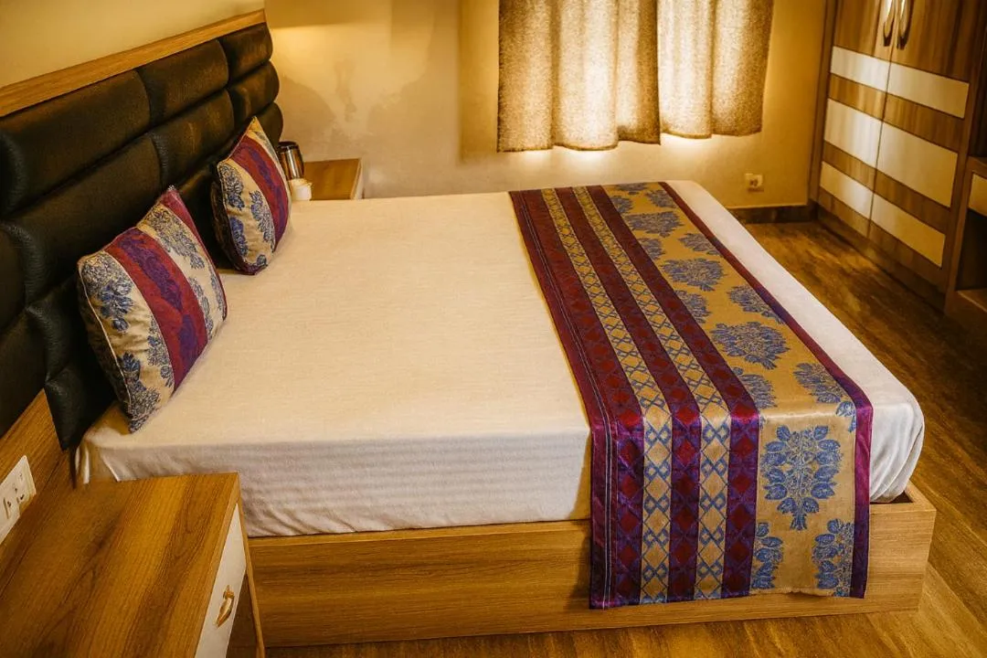 Bedroom, Bed in Virat Resorts, Sariska Rajasthan