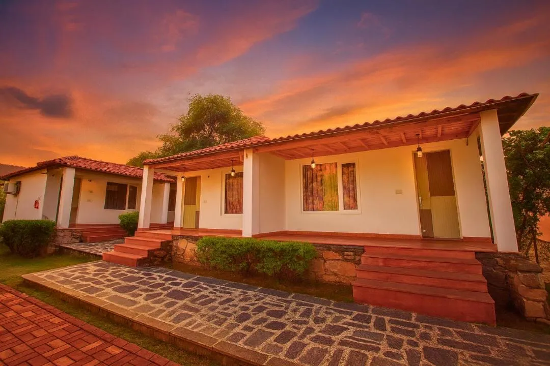 Patio in Virat Resorts, Sariska Rajasthan