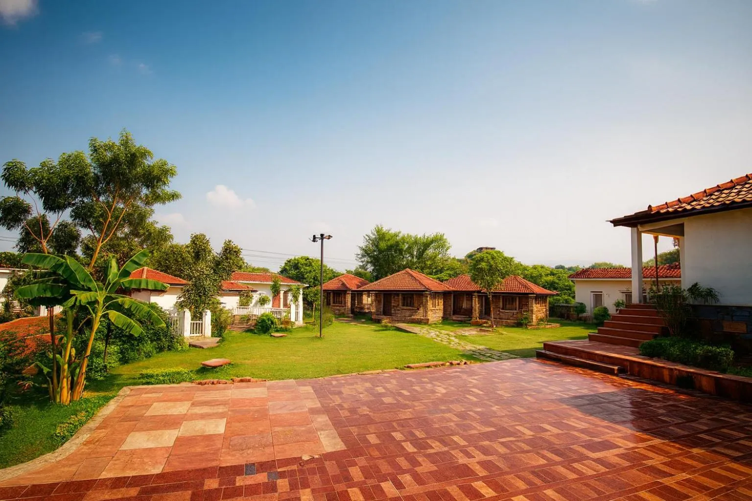 View (from property/room) in Virat Resorts, Sariska Rajasthan