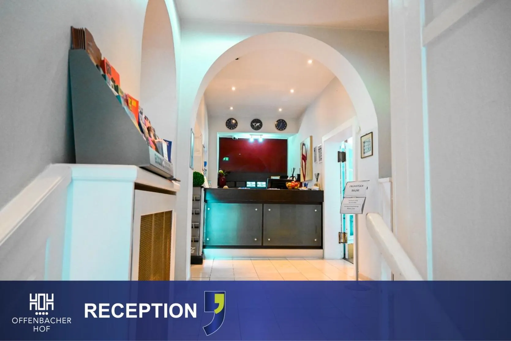 Lobby or reception in Hotel Offenbacher Hof