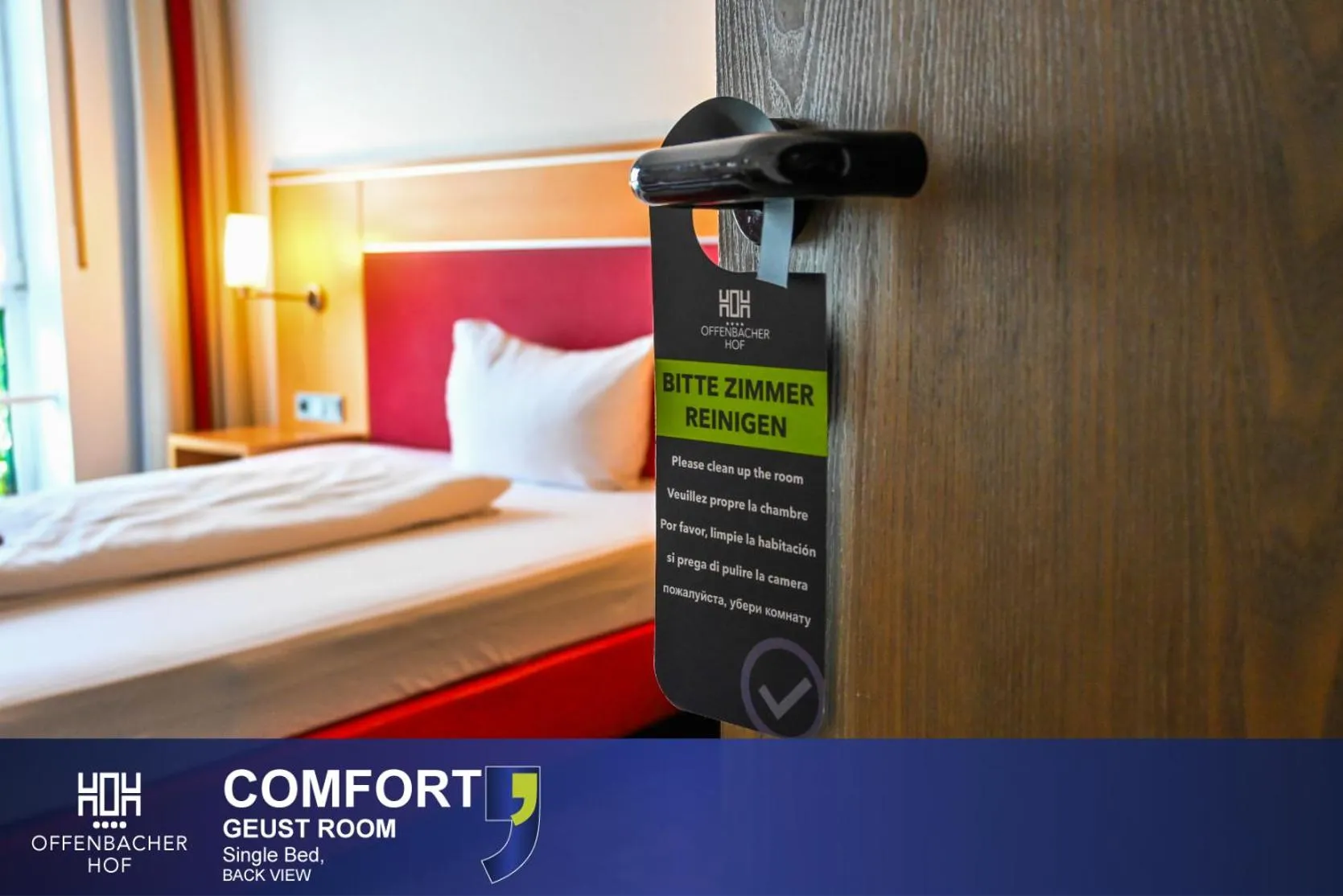 Bed in Hotel Offenbacher Hof