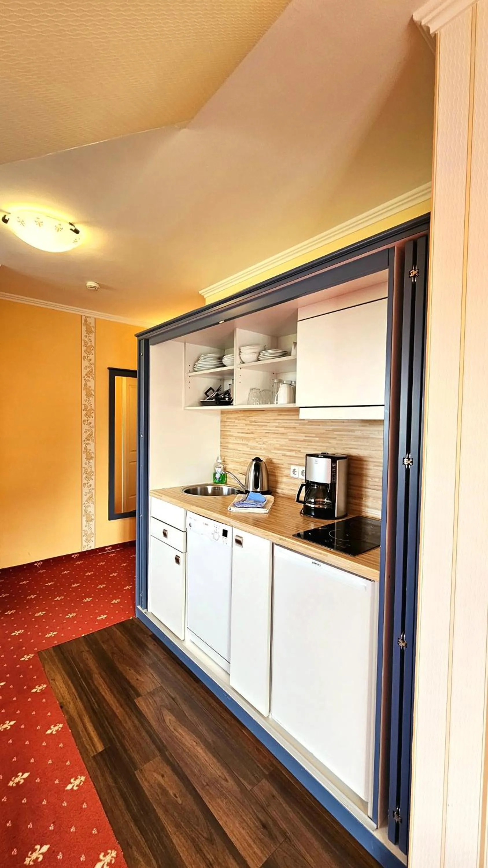 Kitchen or kitchenette in Hotel Godewind