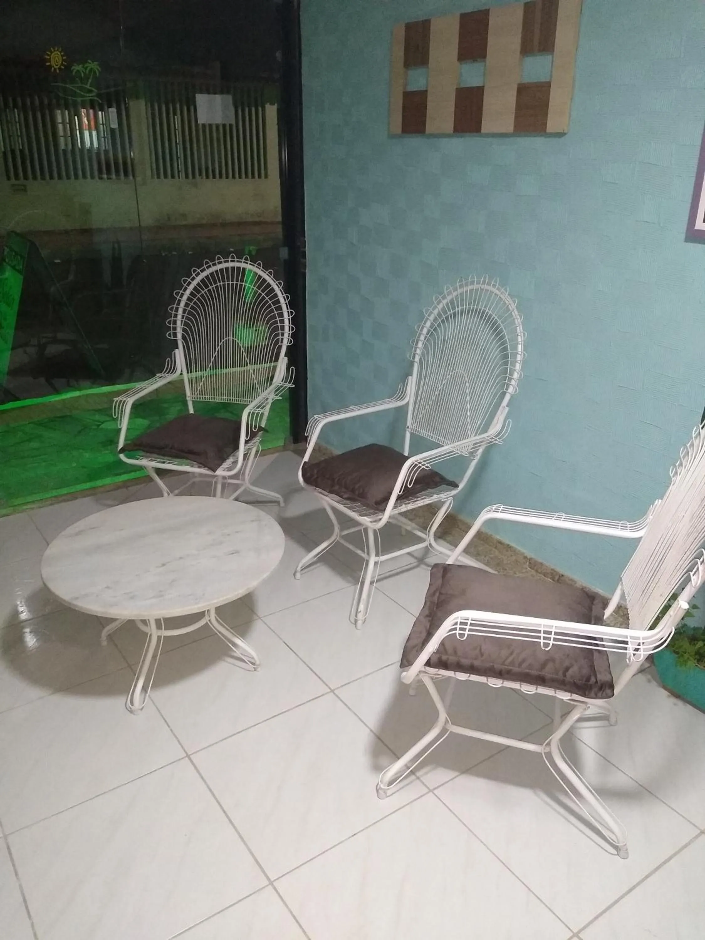 Seating area in Pousada Solar da Praia