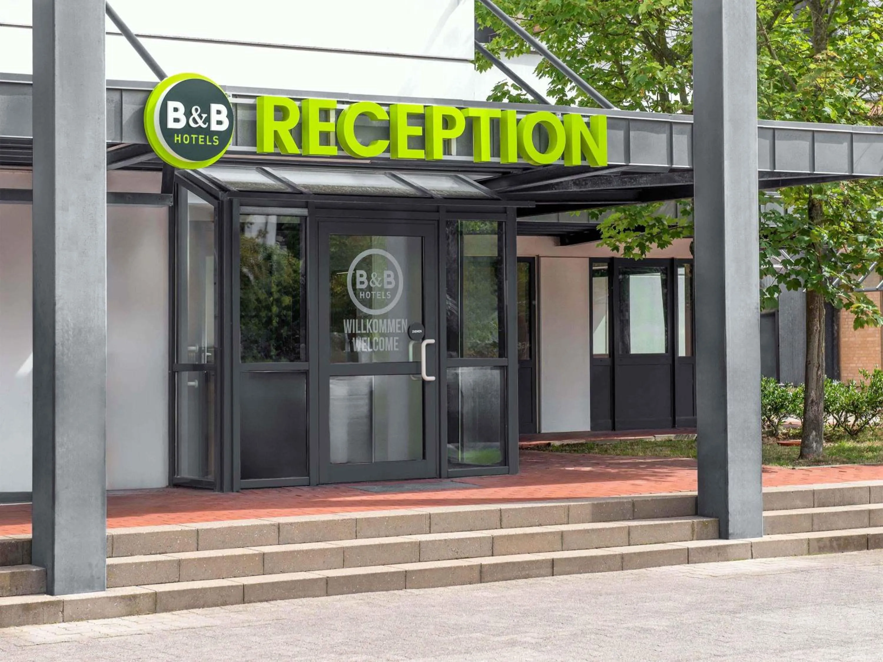 Property building in B&B Hotel Schwerin-Süd