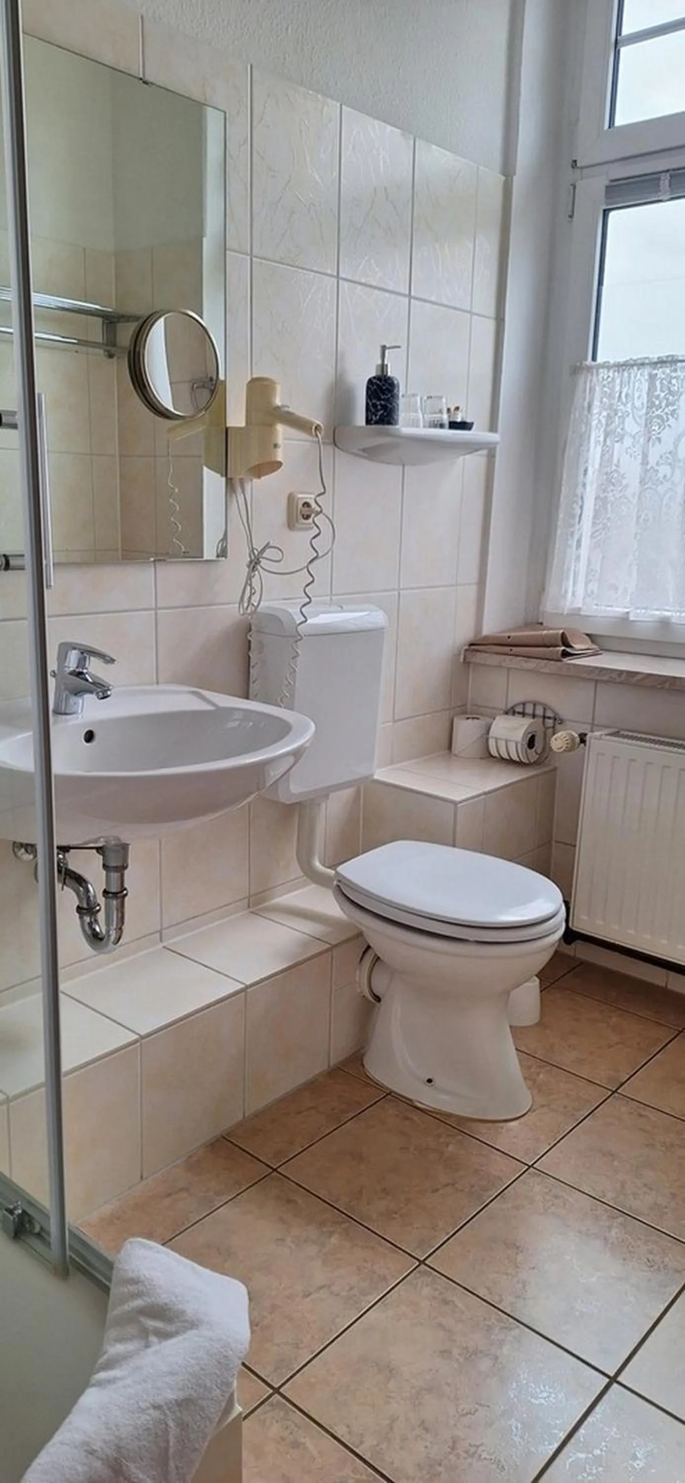 Bathroom in Hotel Boizenburger Hof