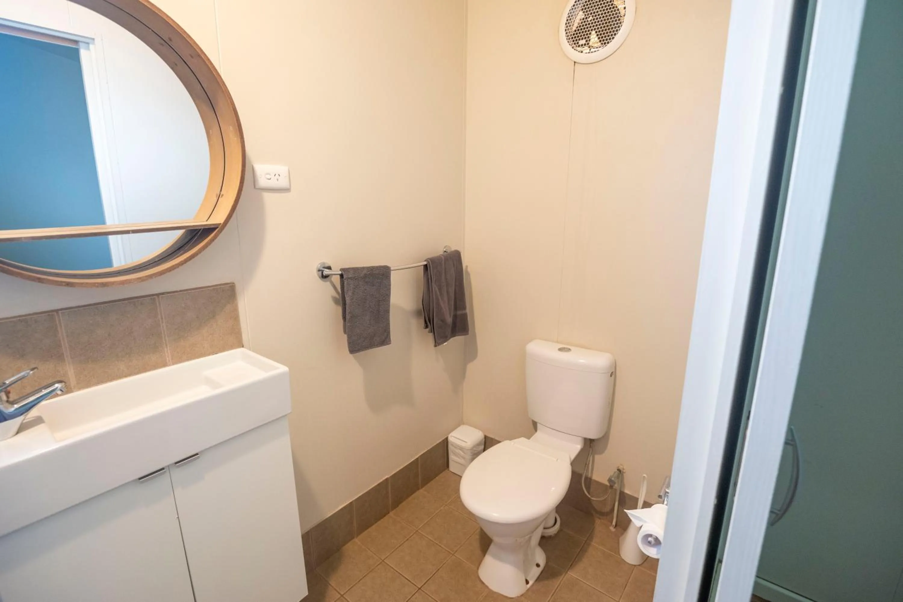 Toilet in Capricorn Holiday Park