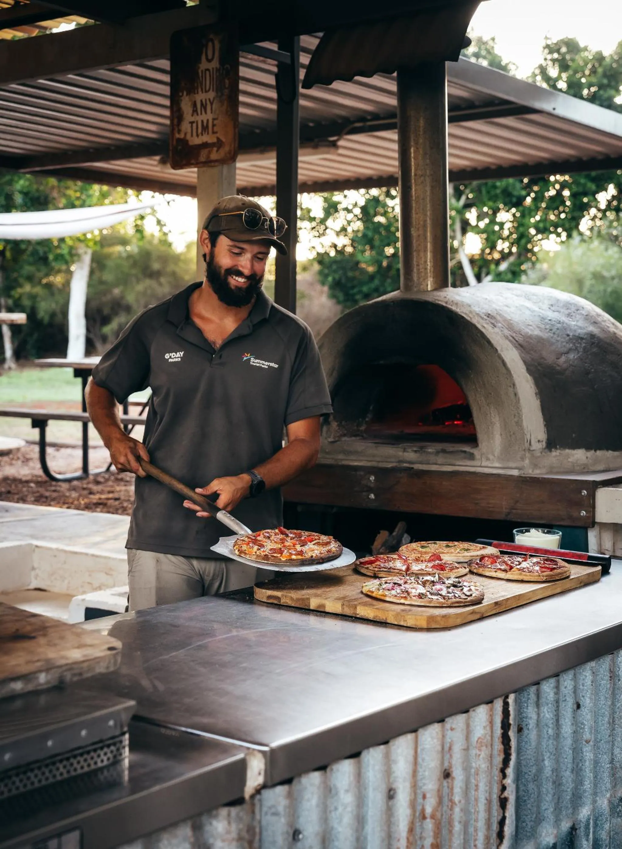 BBQ facilities in Capricorn Holiday Park