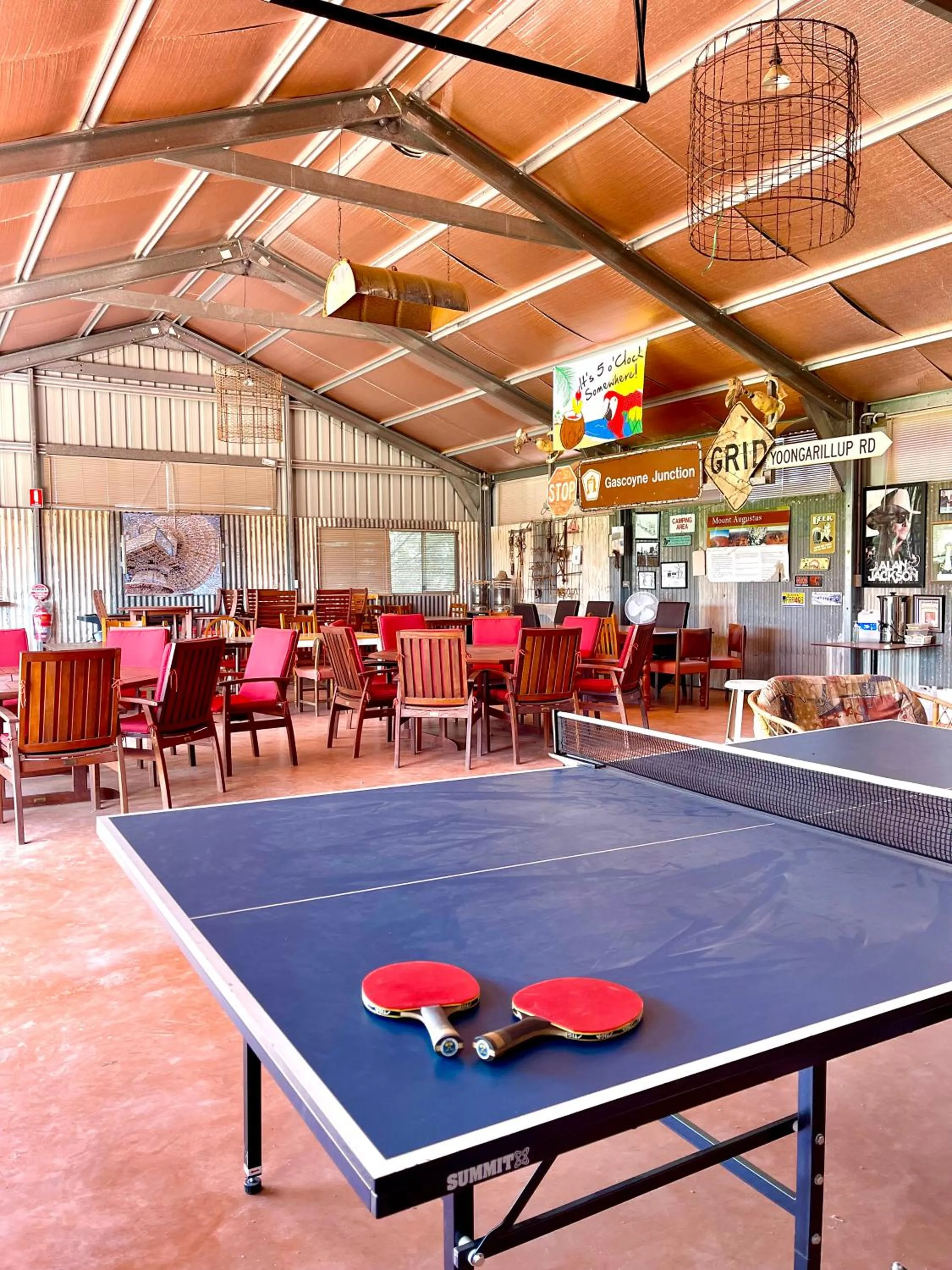 Table tennis in Capricorn Holiday Park