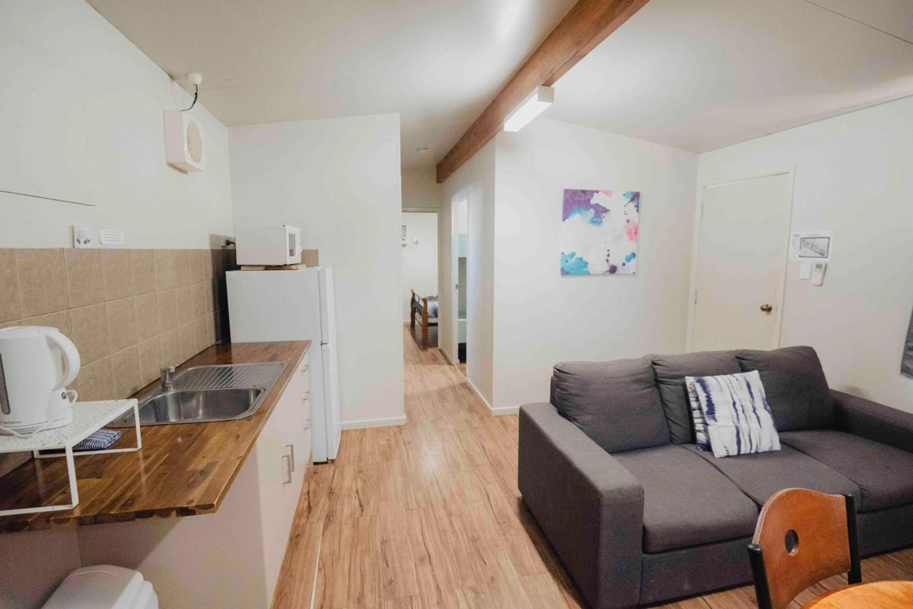 kitchen in Capricorn Holiday Park