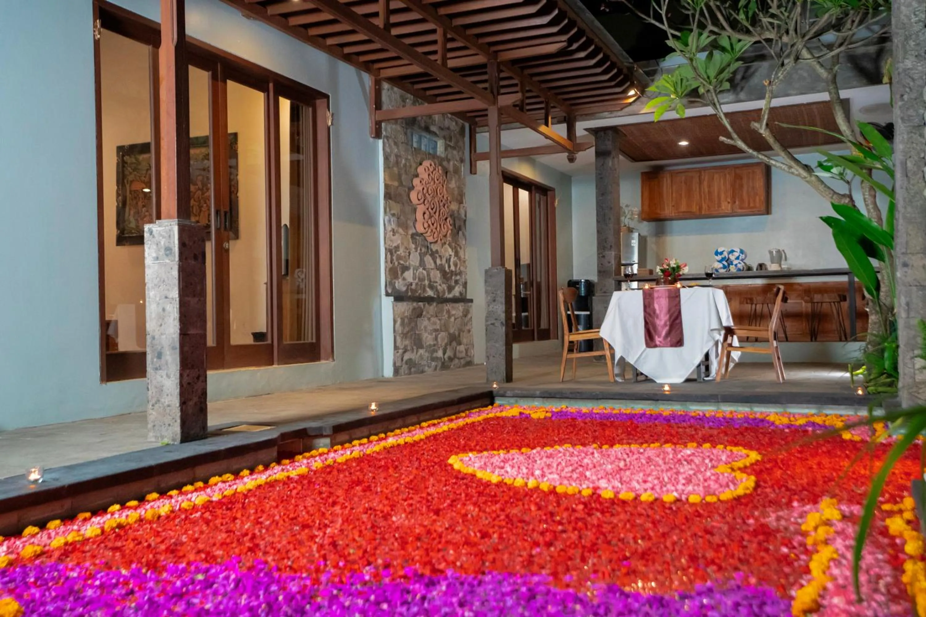 Decorative detail in Kusuma Living and Villa Seminyak