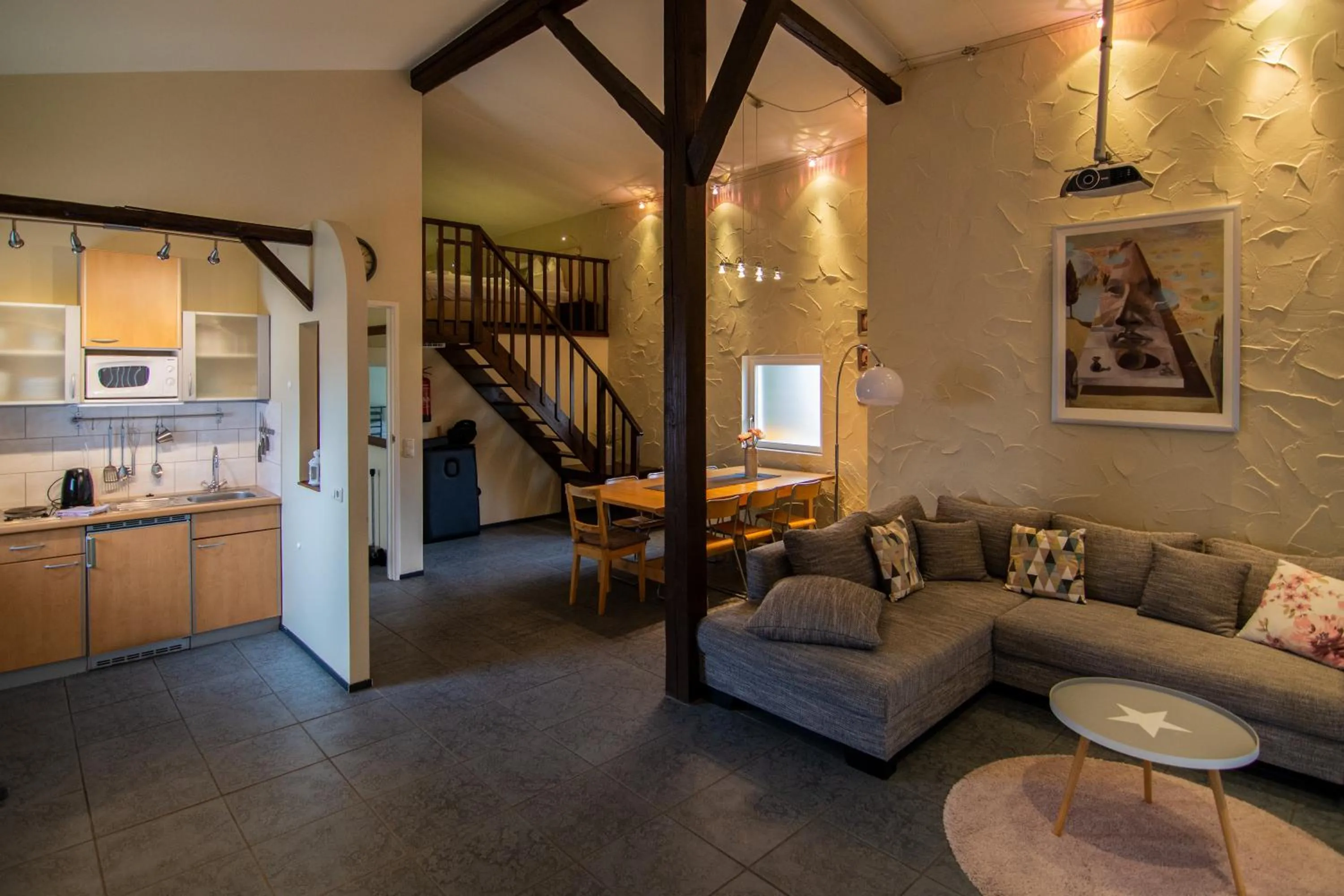 Living room in Hotel De Lange Man Monschau Eifel