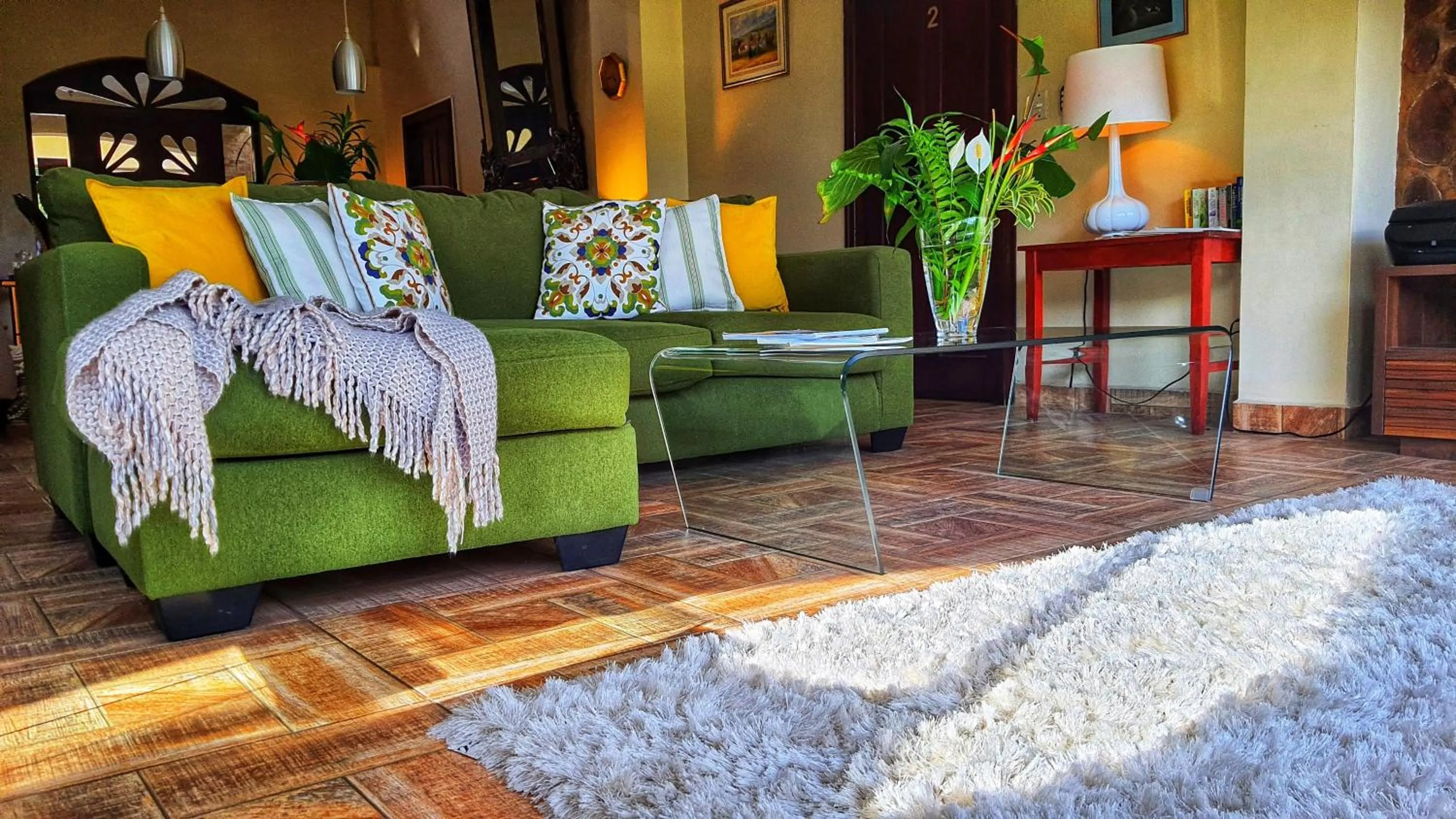 Communal lounge/ TV room in Villa Alejandro