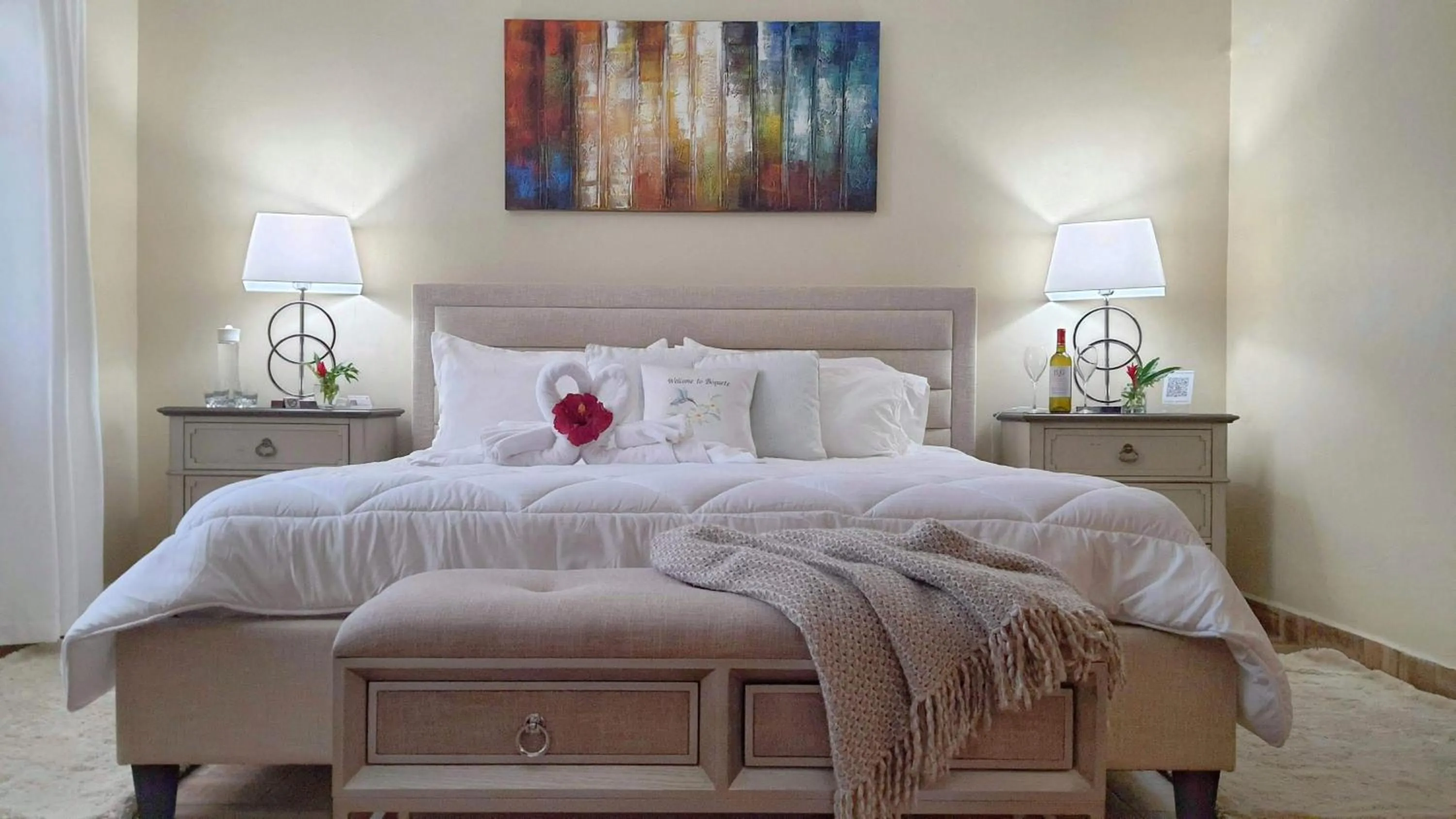 Bed in Villa Alejandro