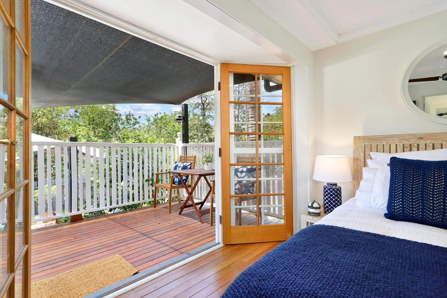 Bed in The Odd Gecko B&B