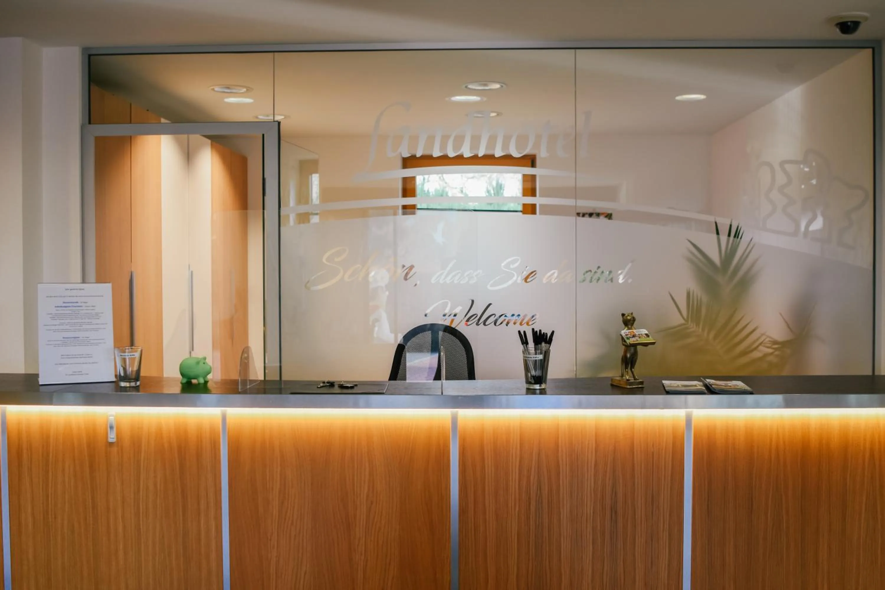 Lobby or reception in Landhotel Dresden