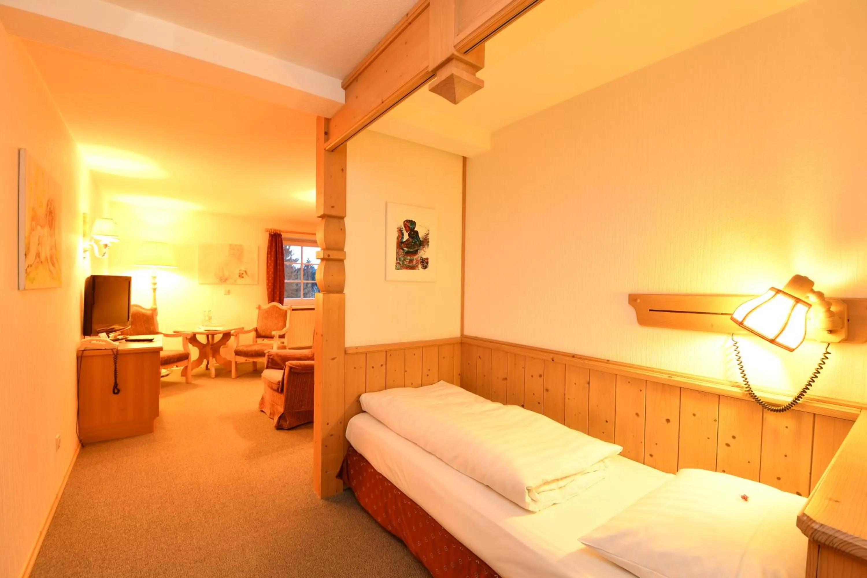 Photo of the whole room, Bed in Landhotel Altes Zollhaus