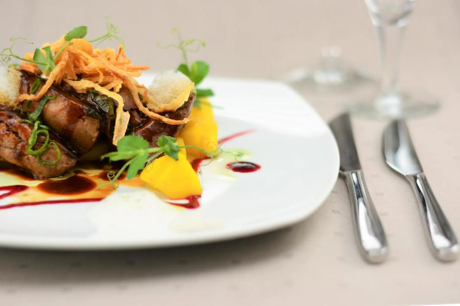 Food close-up in Hotel Kastanienhof