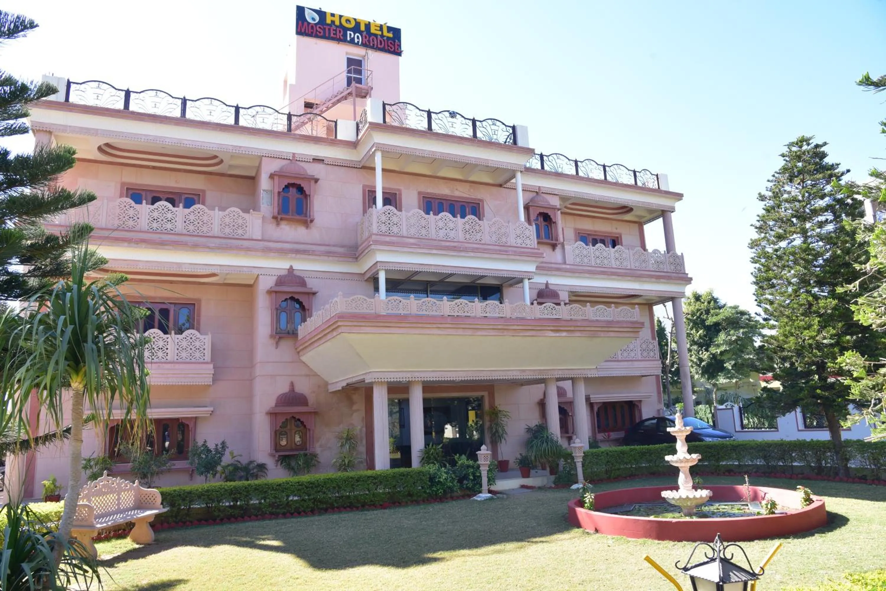 Facade/entrance in Hotel Master Paradise, Pushkar, Rajasthan , INDIA