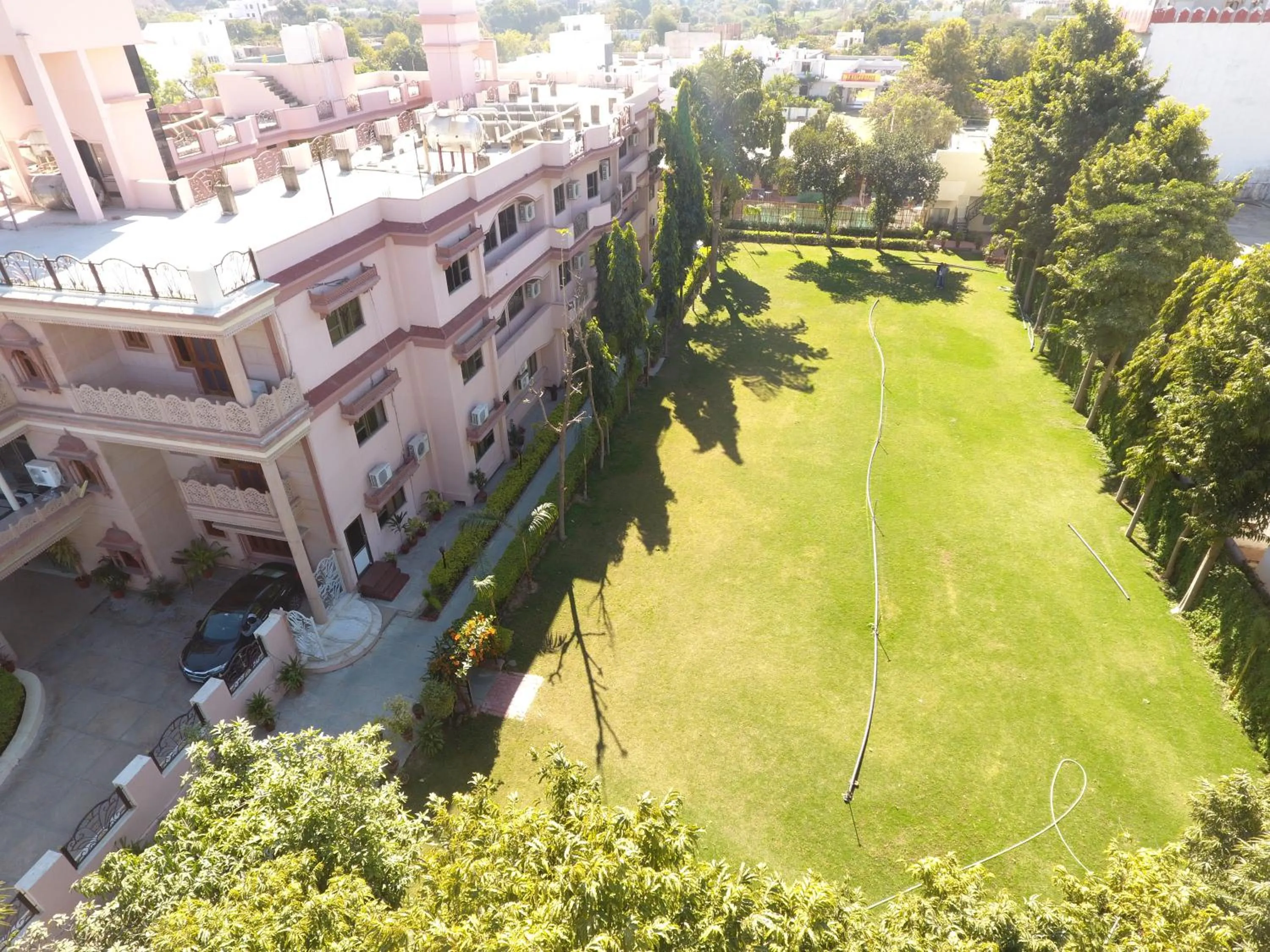 Bird's eye view in Hotel Master Paradise, Pushkar, Rajasthan , INDIA