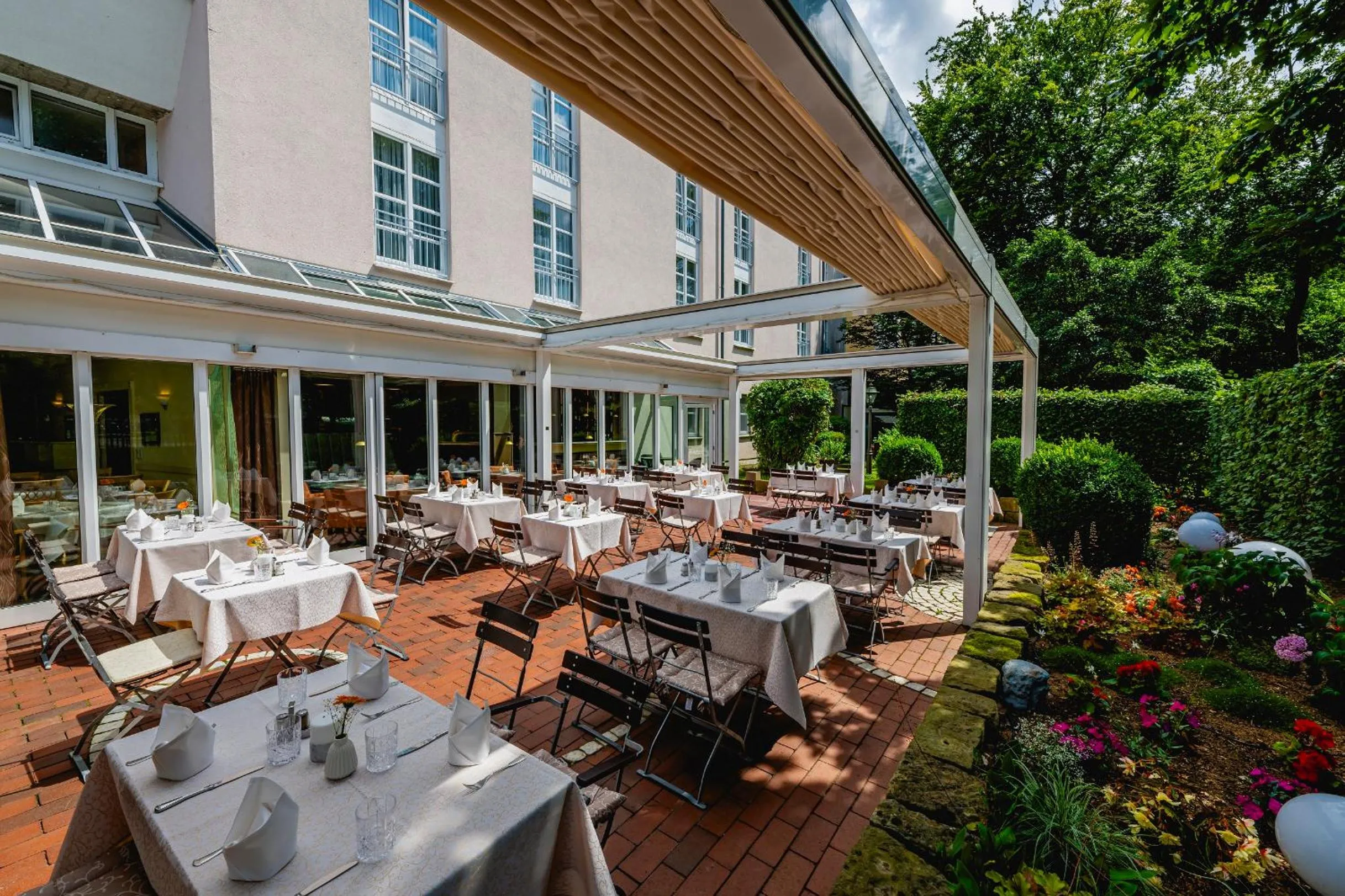 Balcony/Terrace in Hotel am Schlosspark
