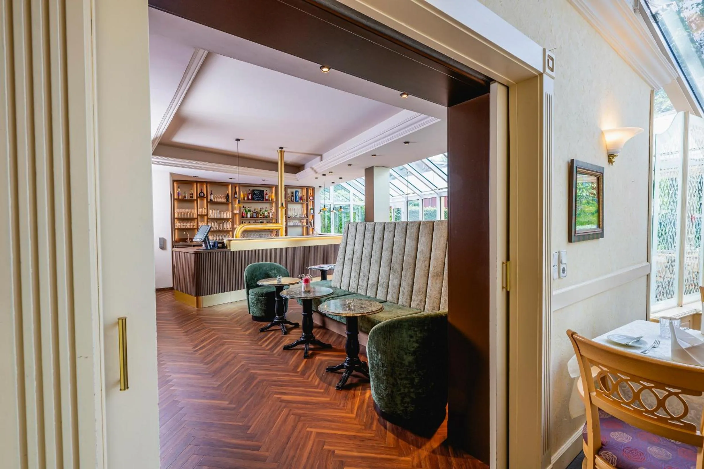 Lounge or bar in Hotel am Schlosspark