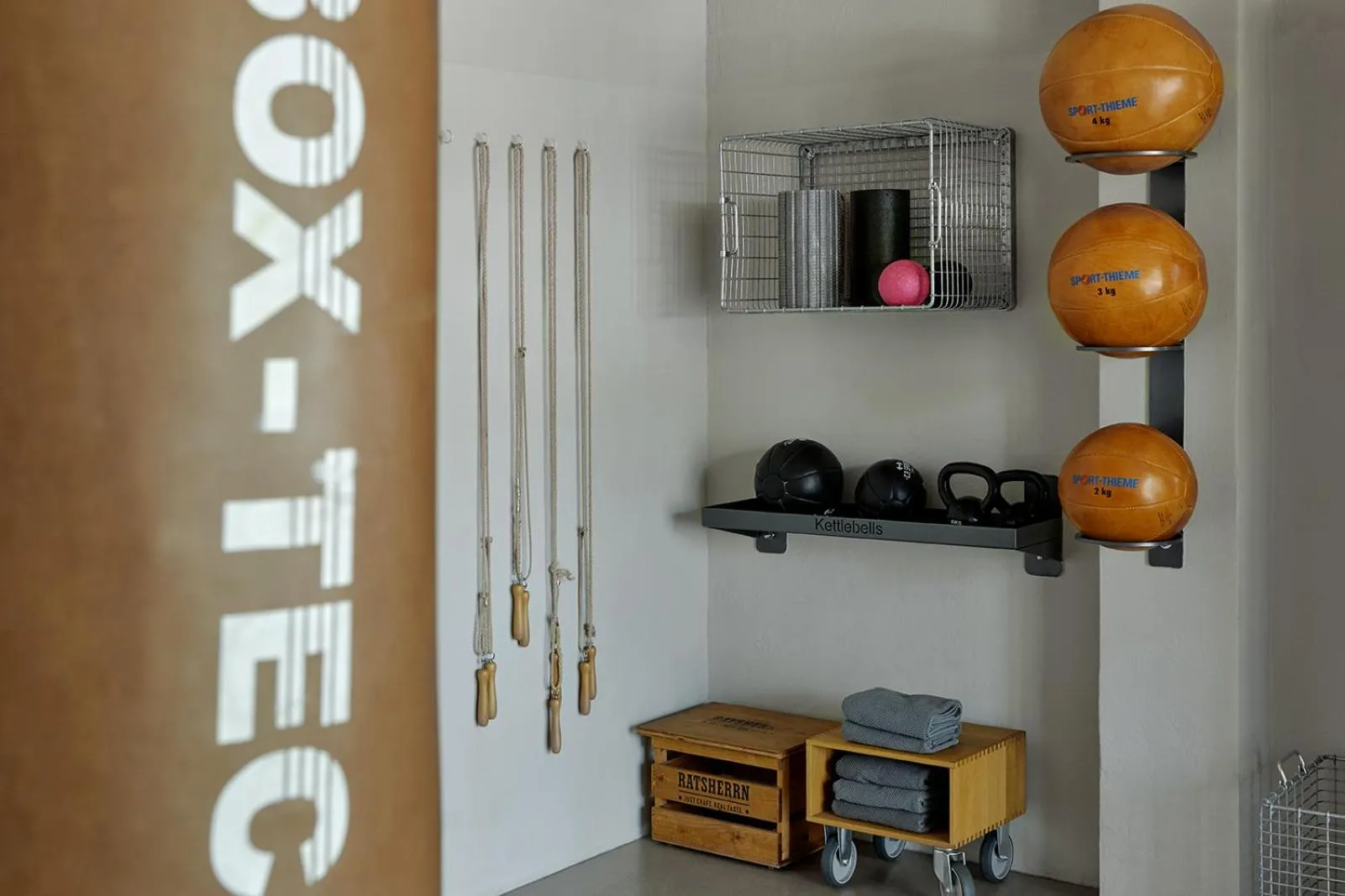 Fitness centre/facilities in Underdog Hotel