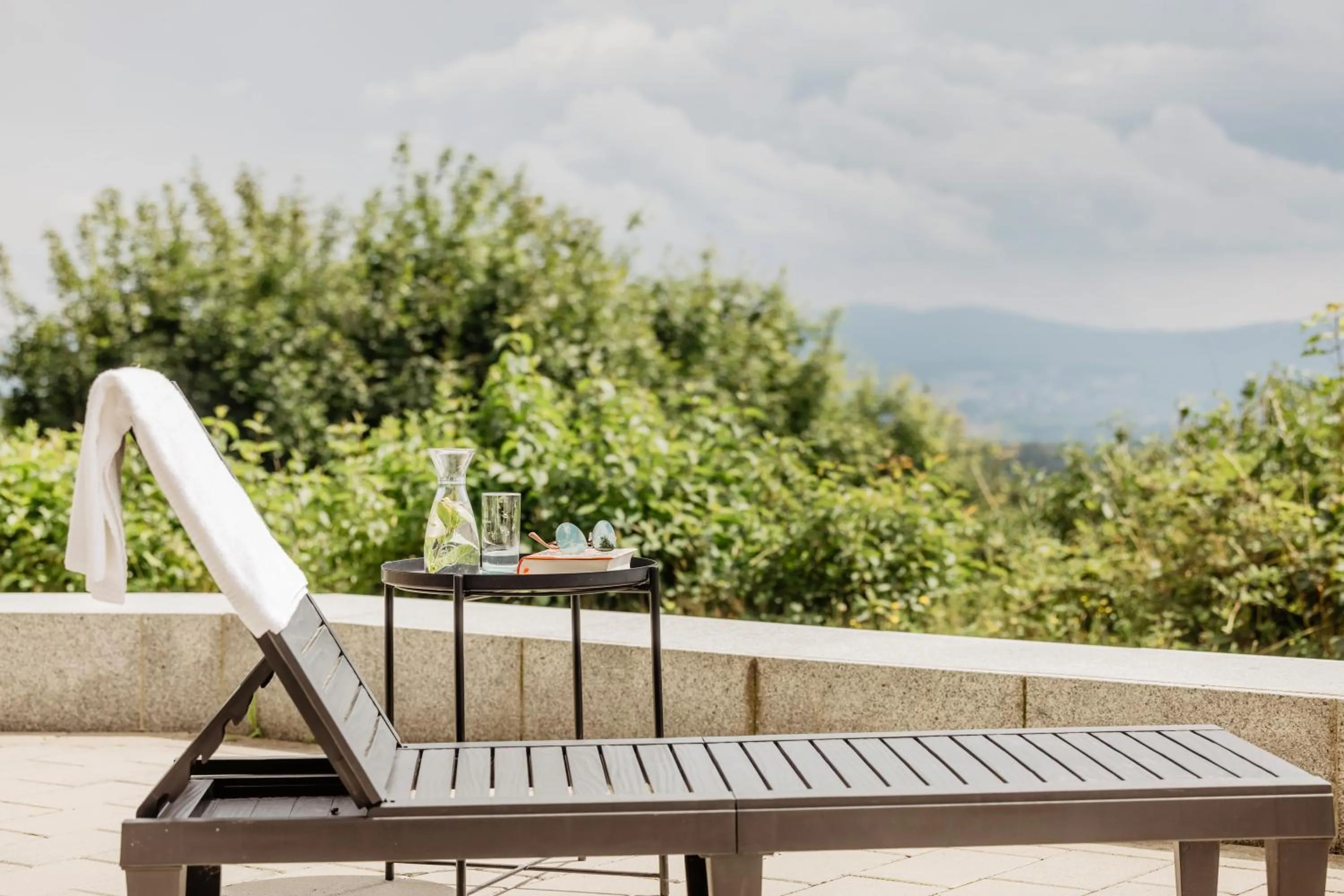 Pool view in Ferienpark Geyersberg inklusive aktivCARD Bayerischer Wald