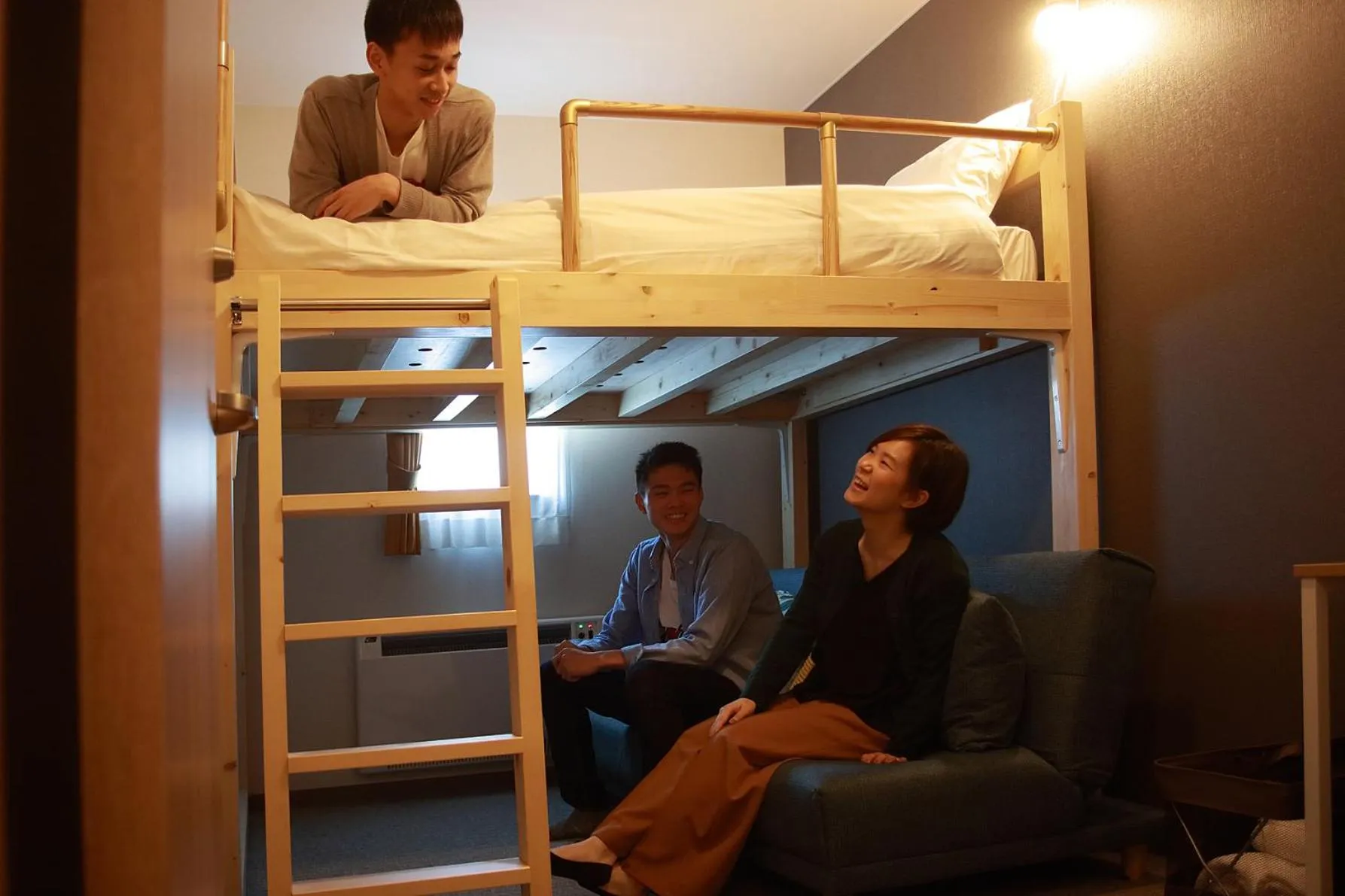 People, Bed in THE STAY WAKKANAI