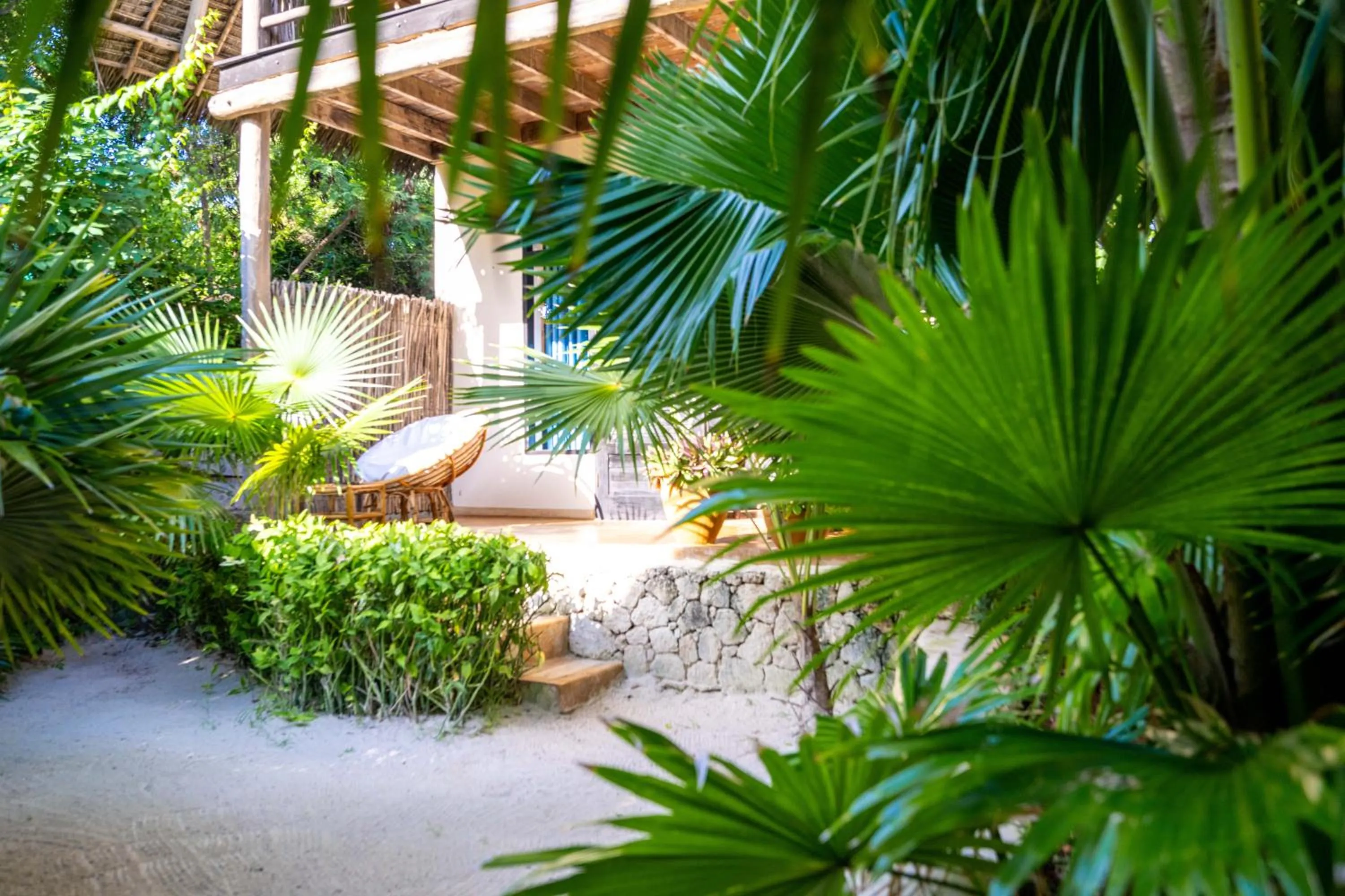 Garden in Sunshine Bay Hotel Zanzibar