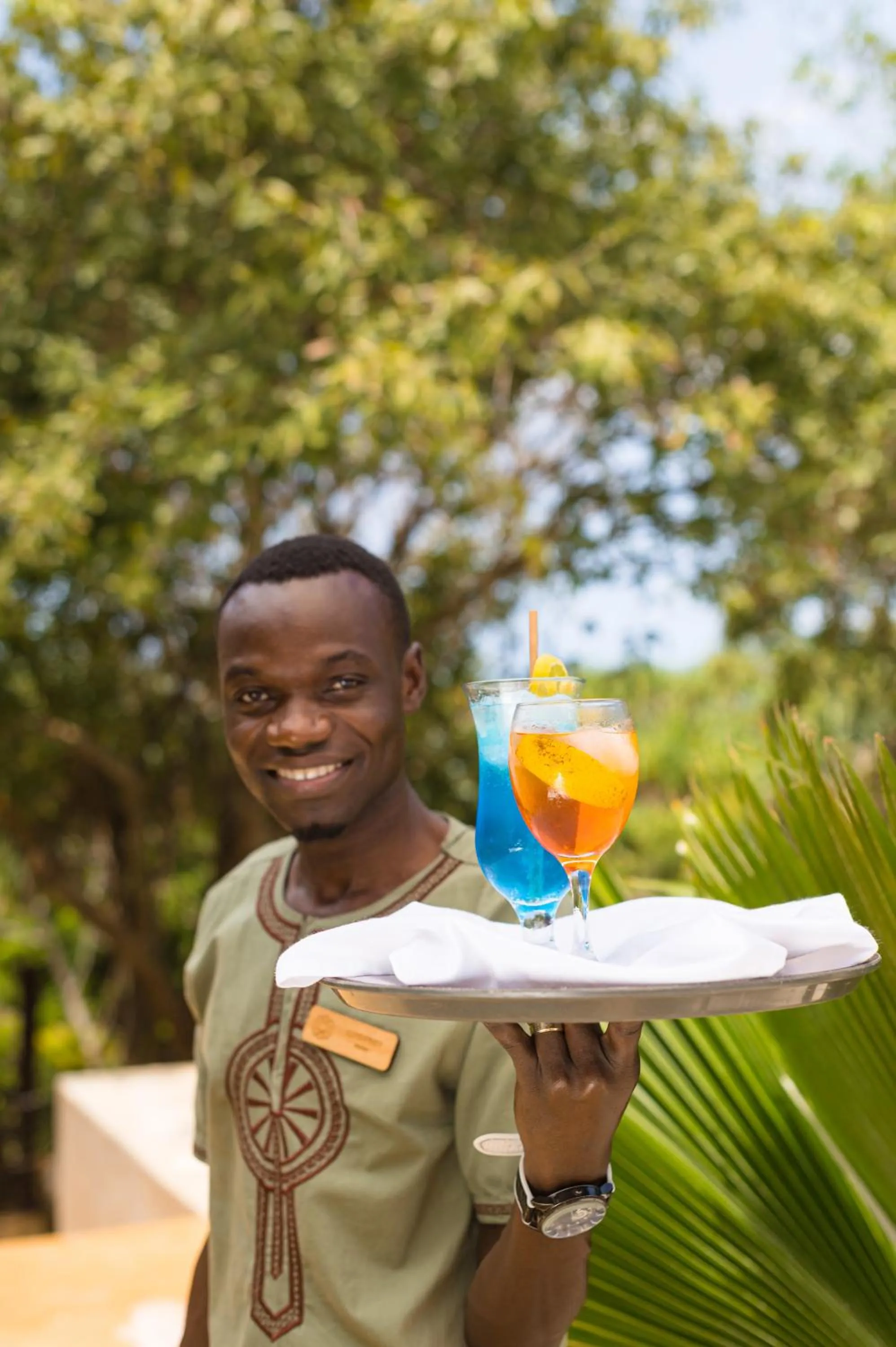 Staff in Sunshine Bay Hotel Zanzibar