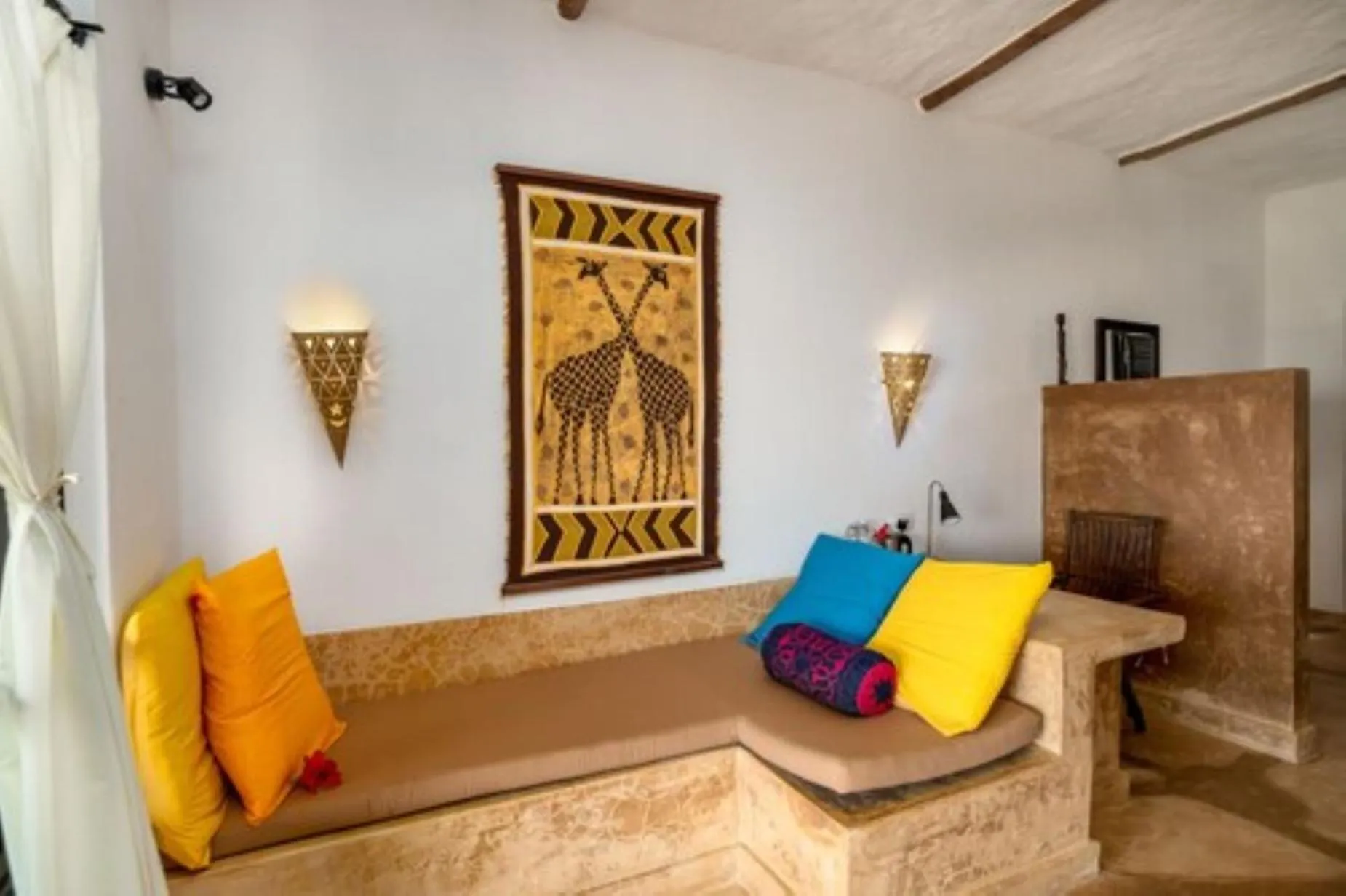 Seating area in Sunshine Bay Hotel Zanzibar