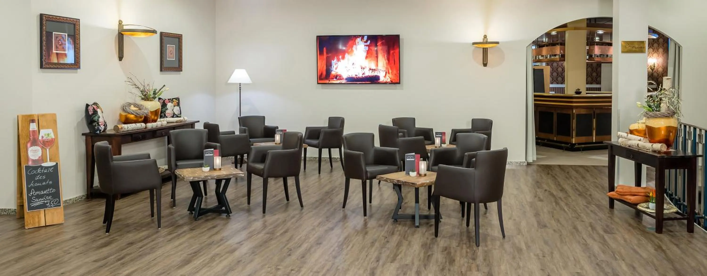 Lounge or bar in Ahauser Landhotel