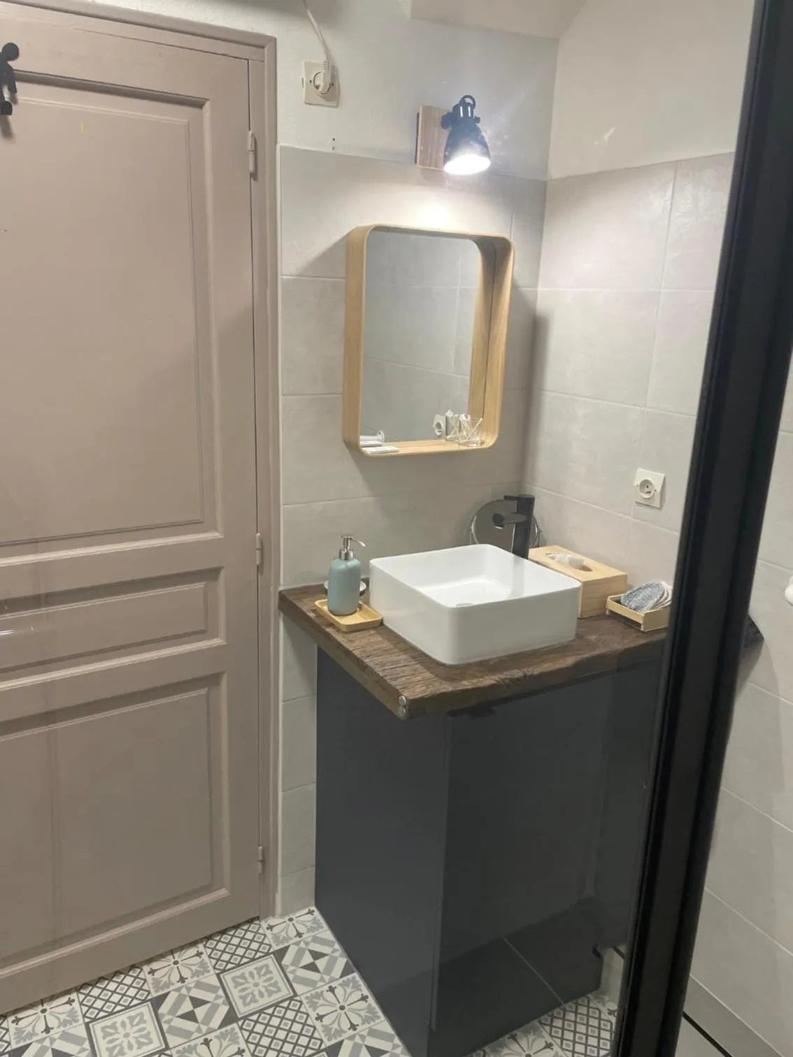 Bathroom in Chambre à la campagne