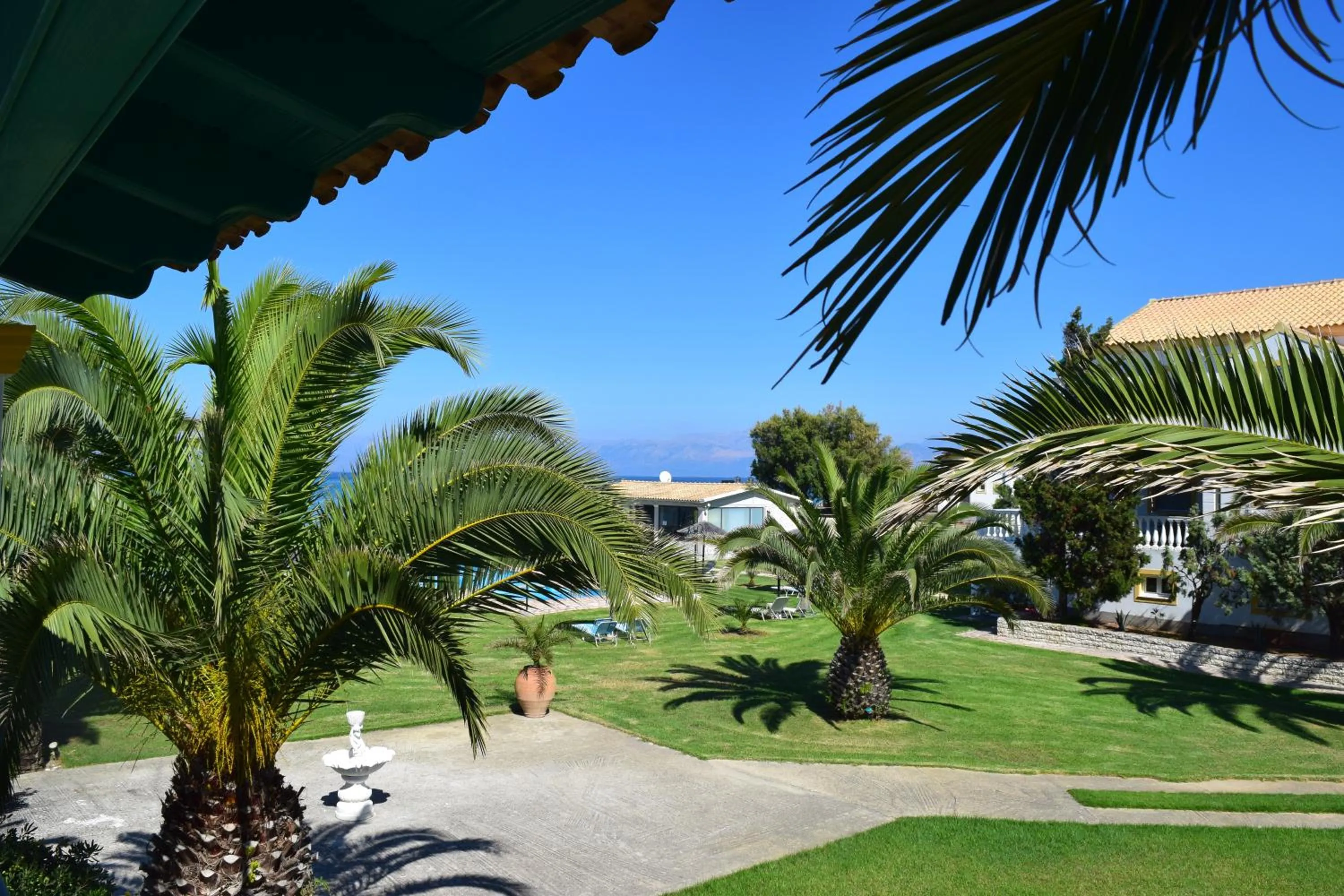 Garden view in S&C Kosmos Beach Resort