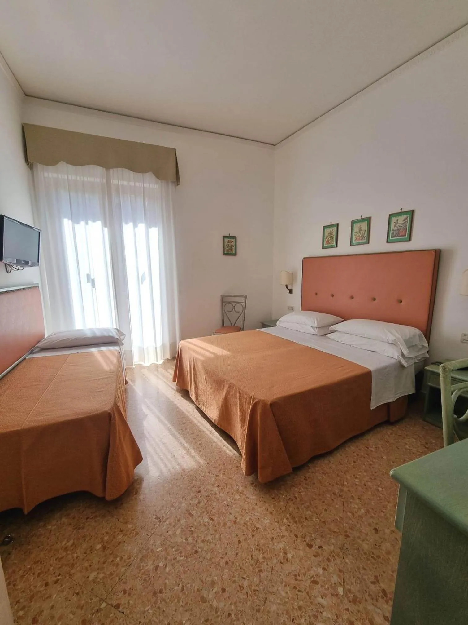 Bed in Hotel Girasole