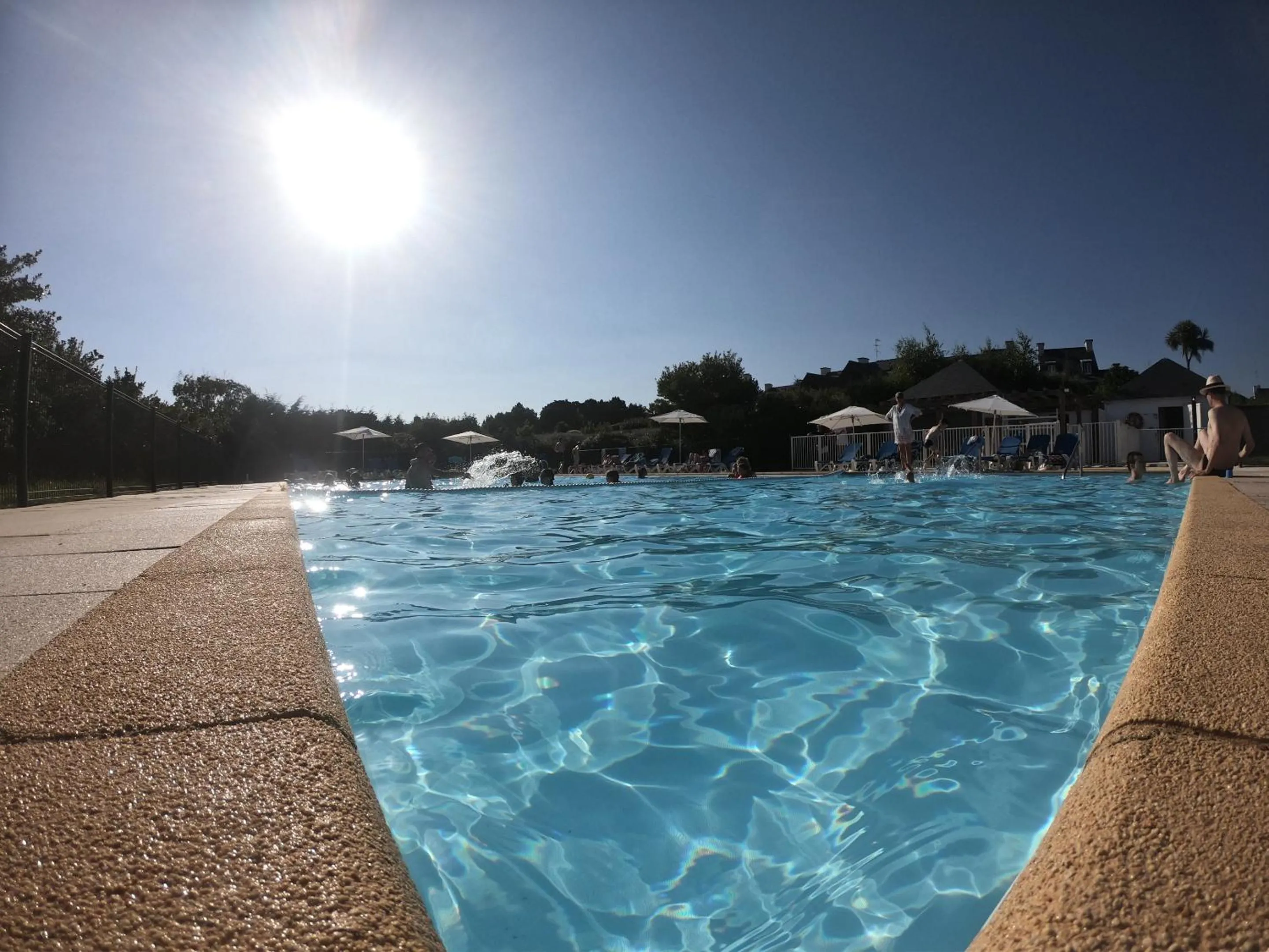 Pool view in Ti Kabanouz