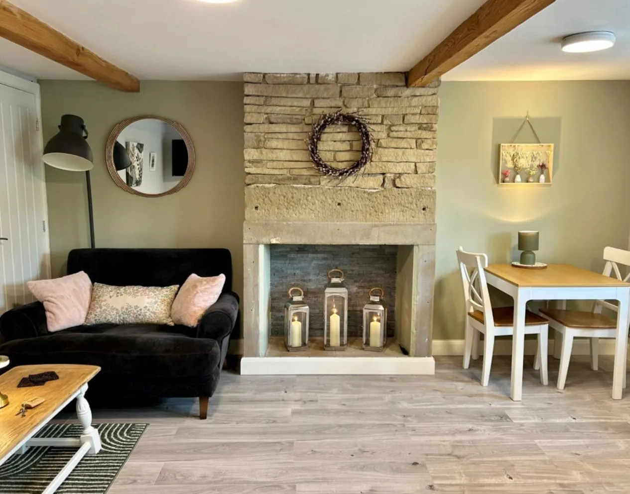 Seating area in The Pickled Pheasant