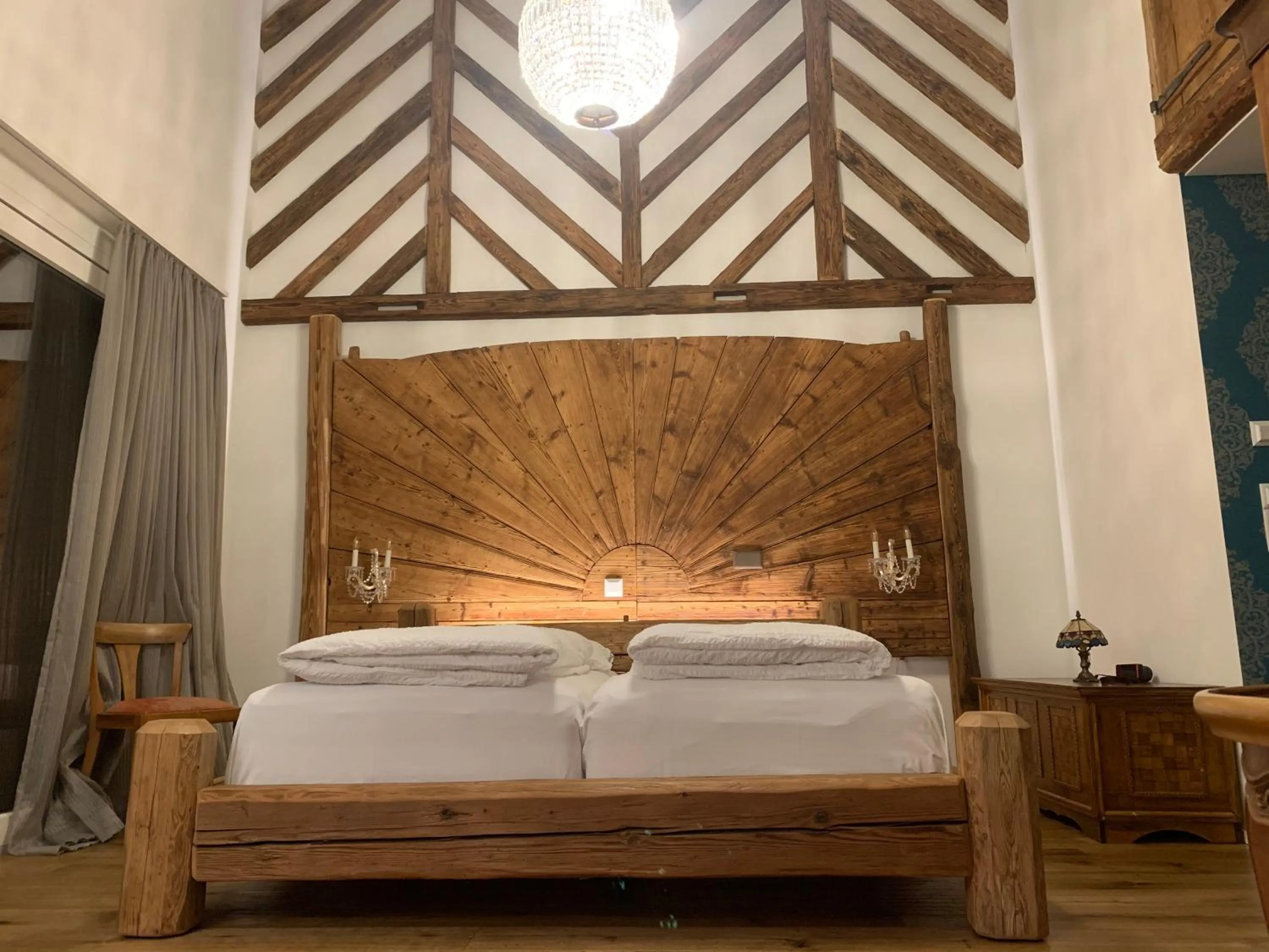 Bed in Landgasthof Roderis