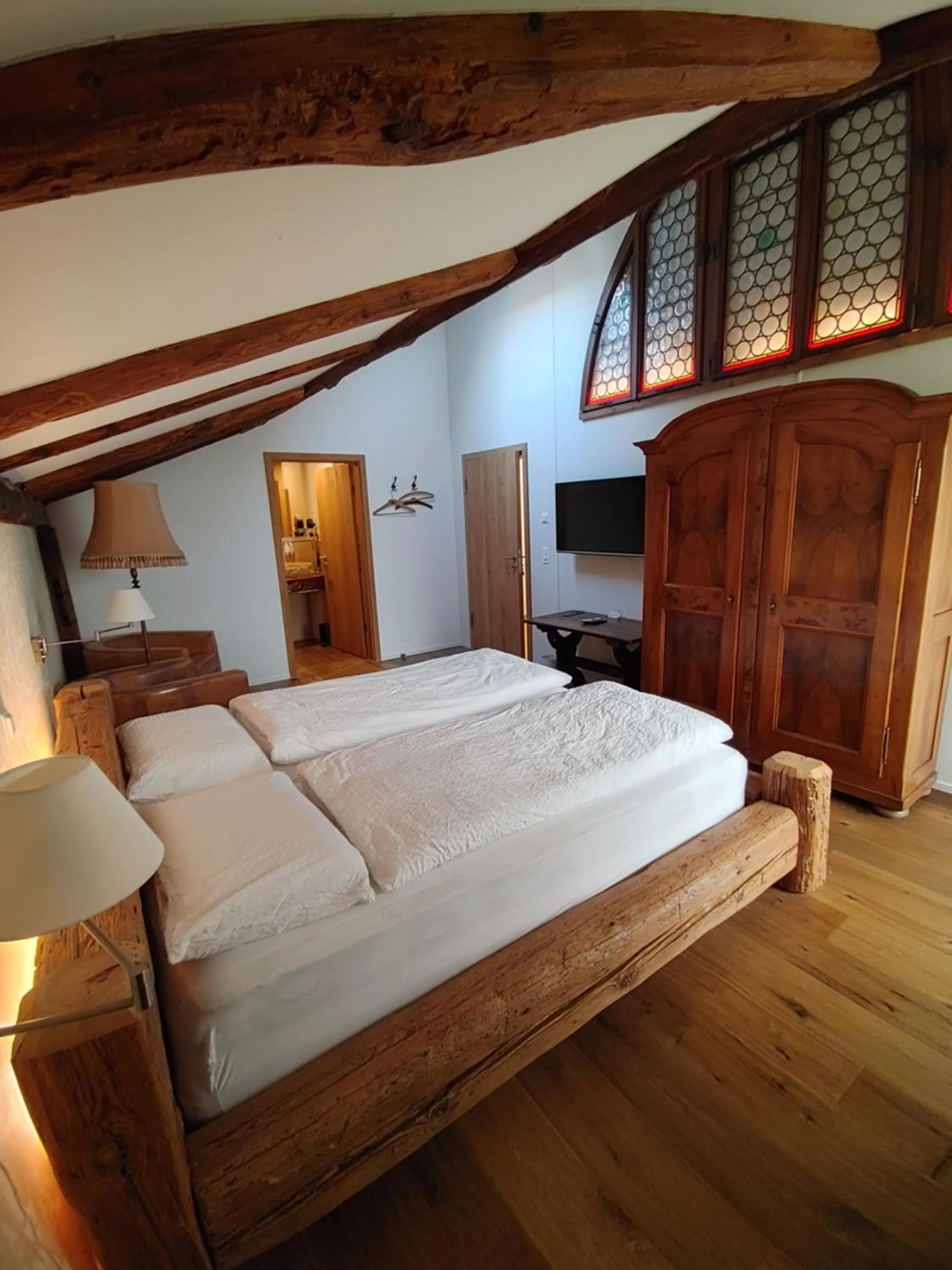 Bed in Landgasthof Roderis