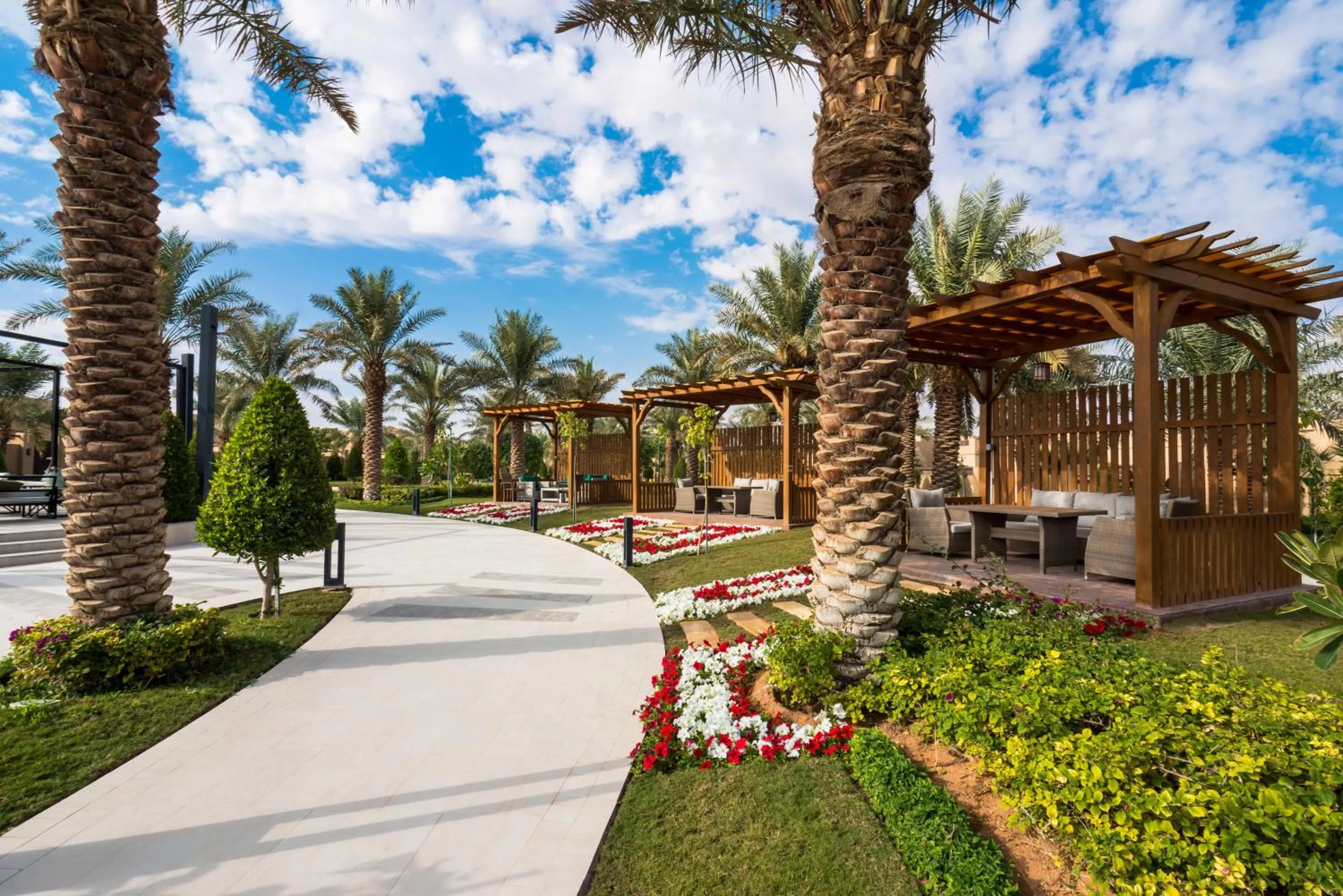 Garden view in Dorat Najd Resort